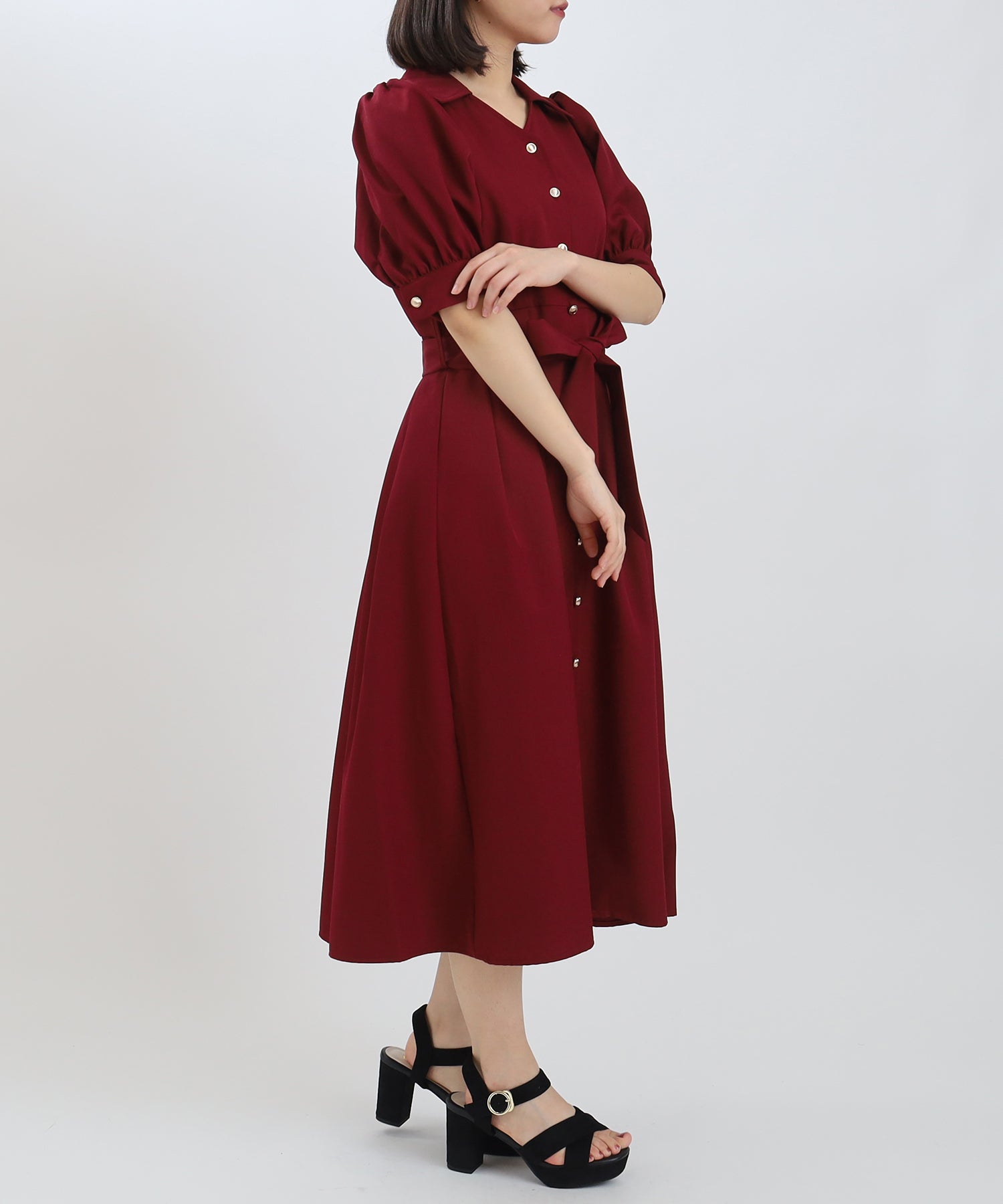ワイン　model:156 　着用サイズ:S