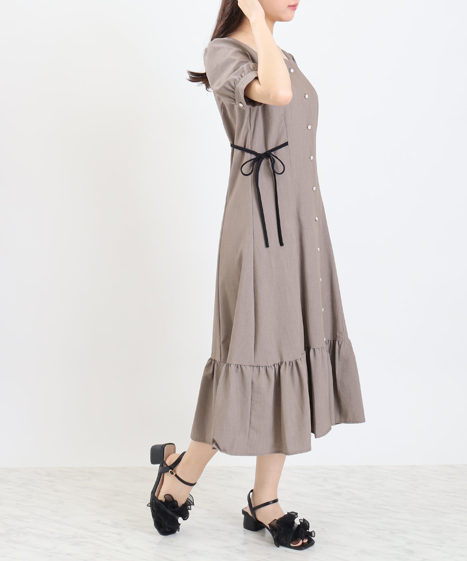 ブラウン  model:156cm  着用サイズ：M