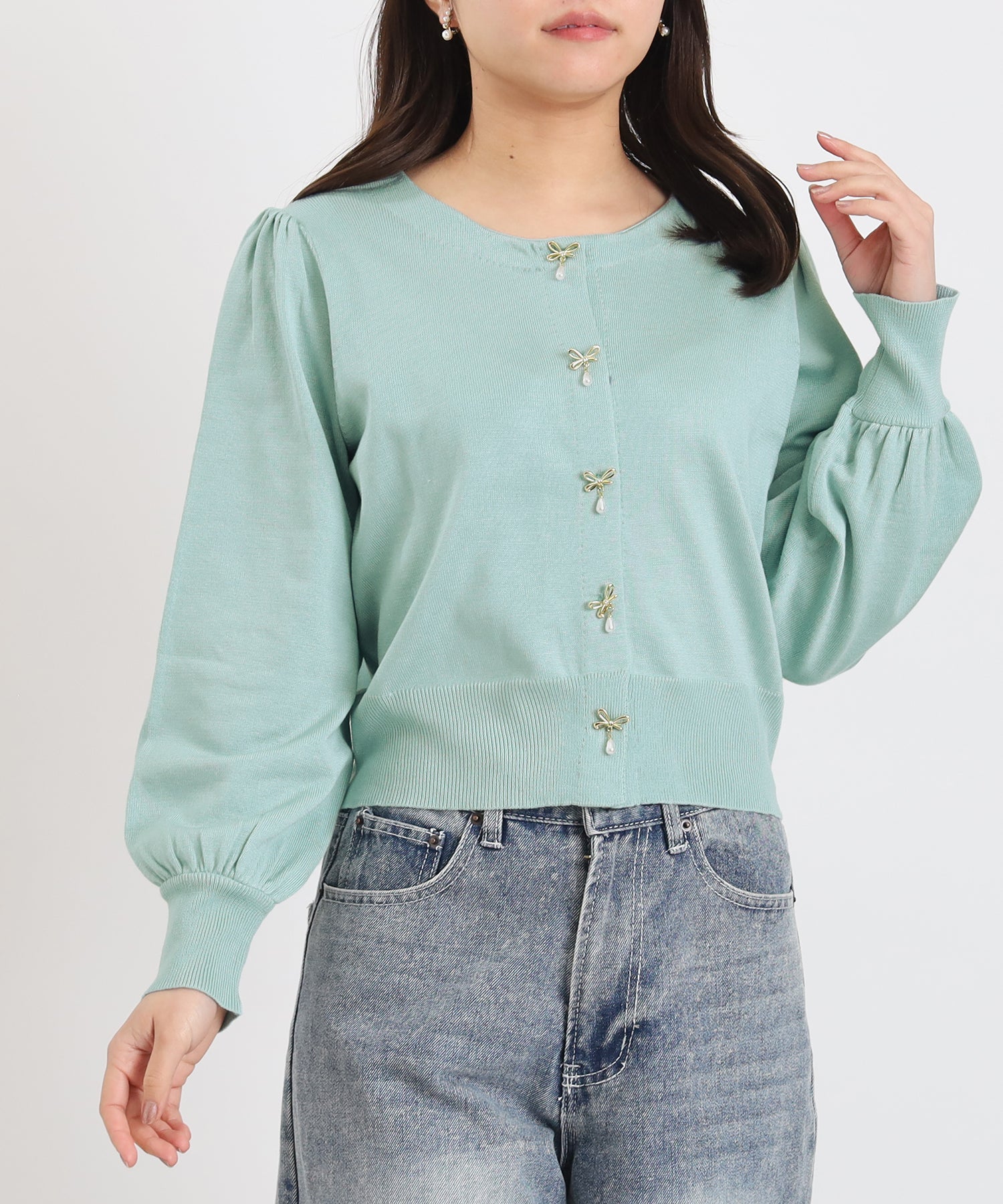 ミント　model：156　着用サイズ：M