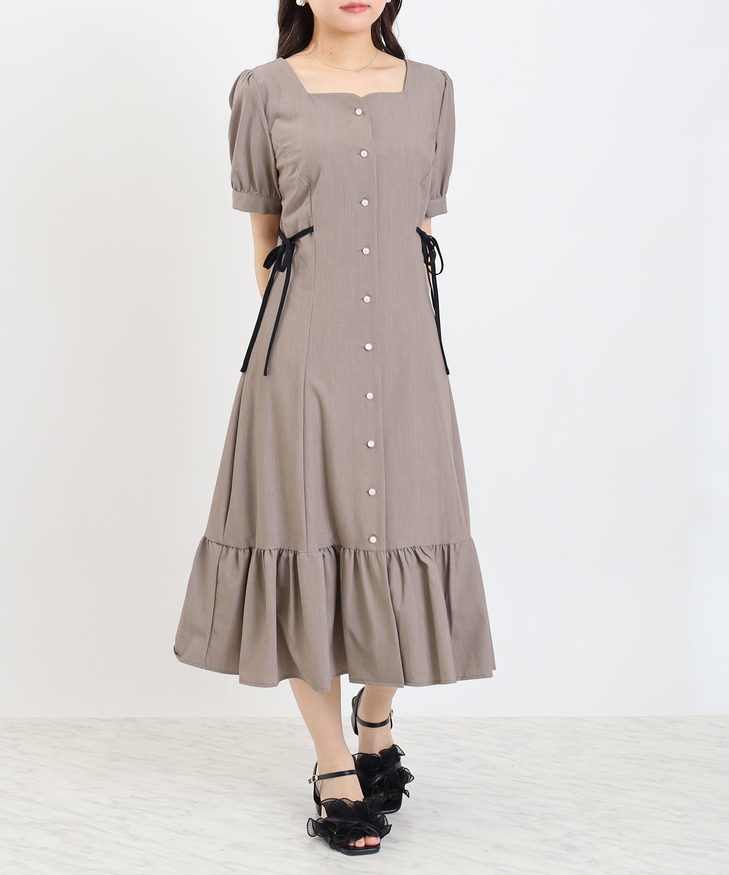 ブラウン  model:156cm  着用サイズ：M