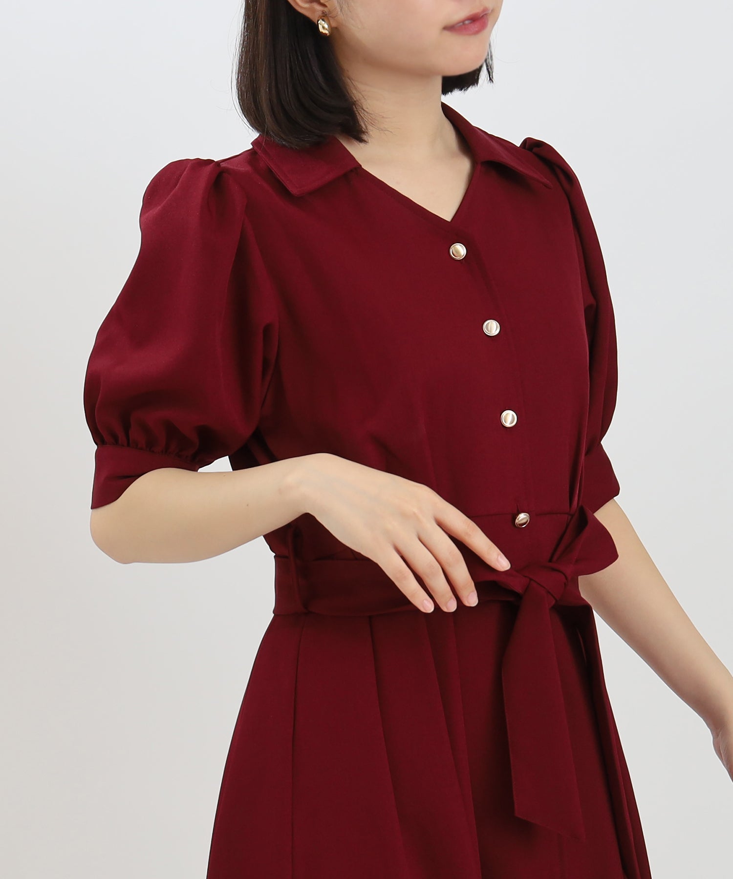 ワイン　model:156 　着用サイズ:S