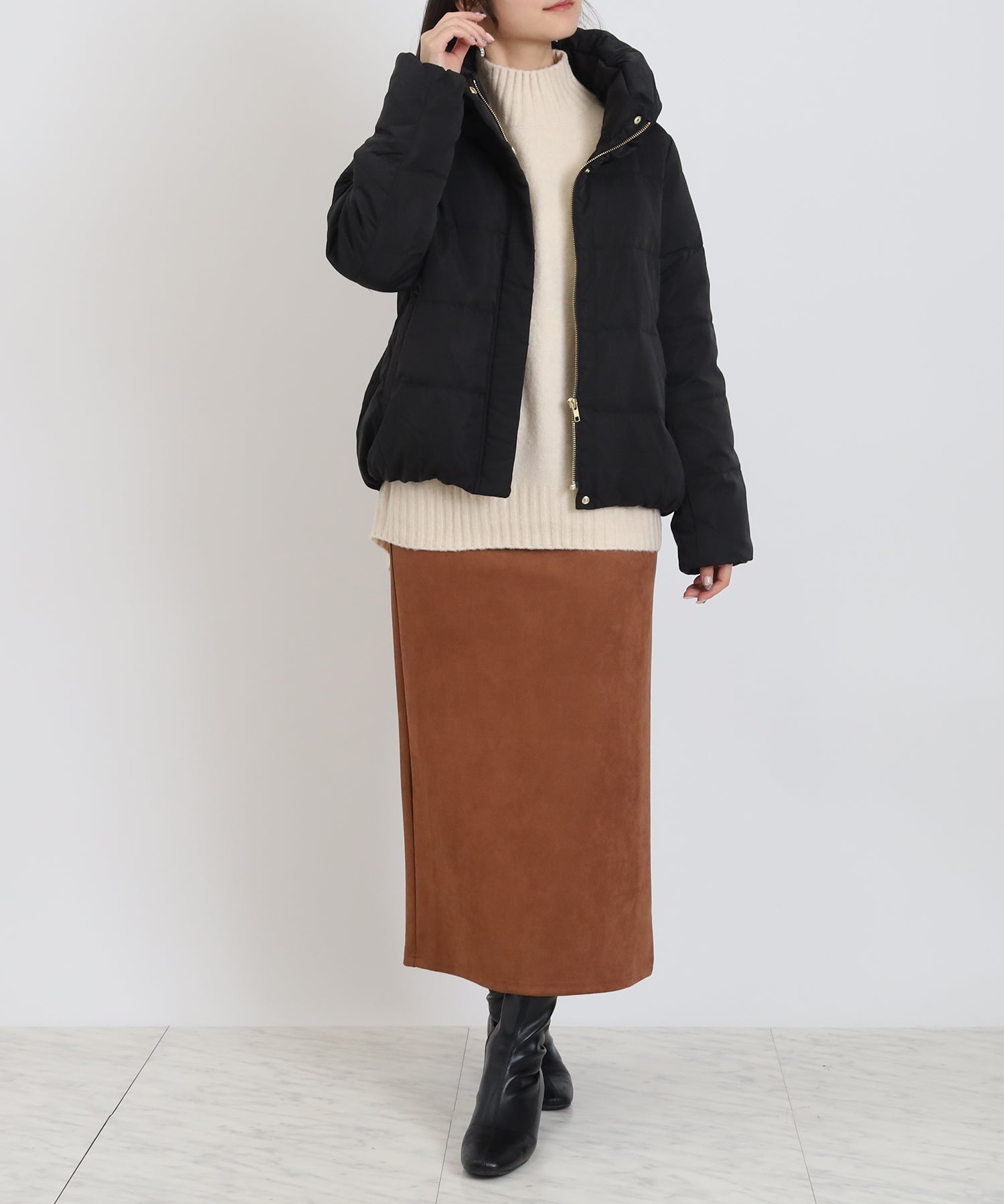 ブラック　model：160　着用サイズ：M