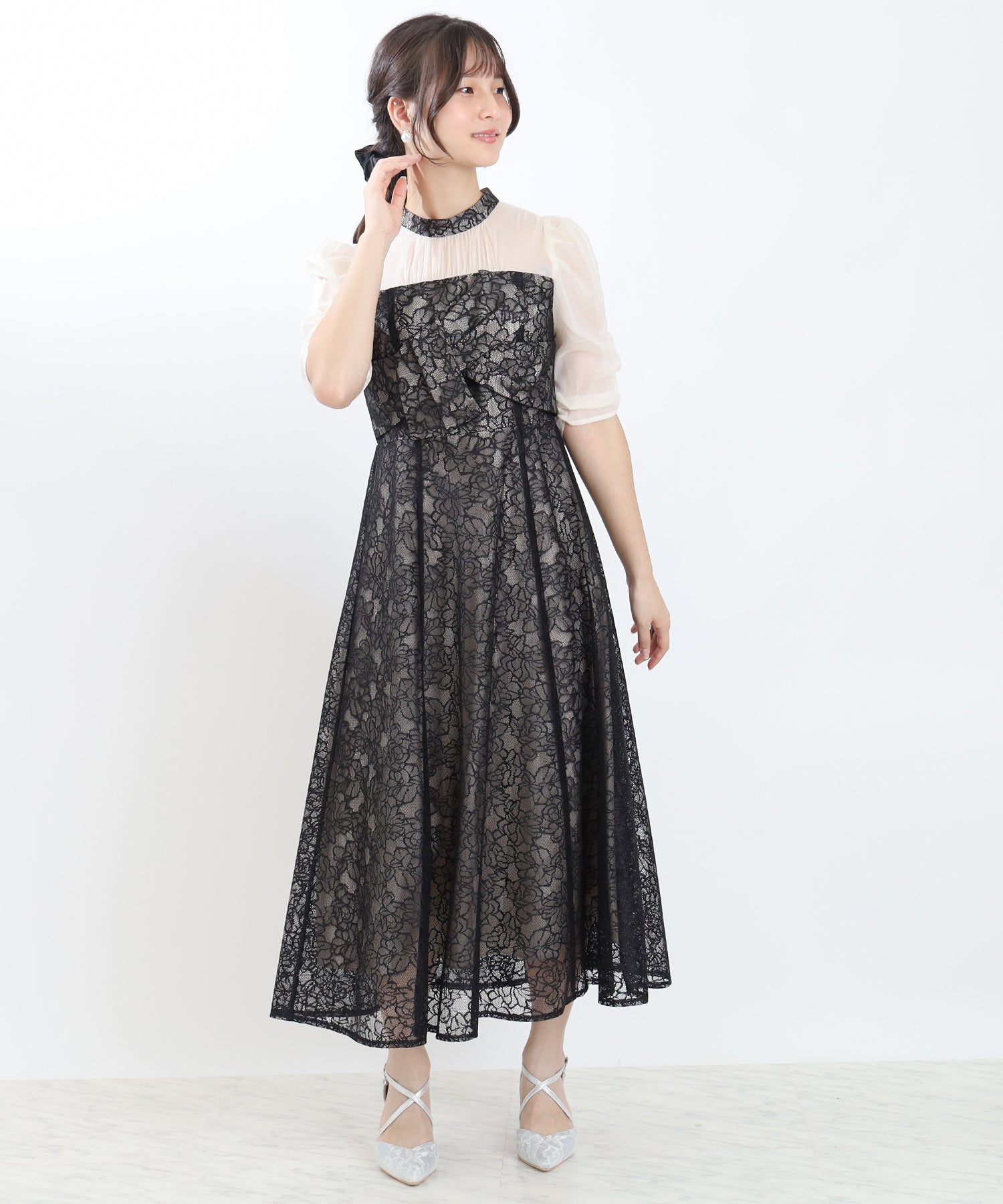 ブラック　model:160cm 着用サイズ：M