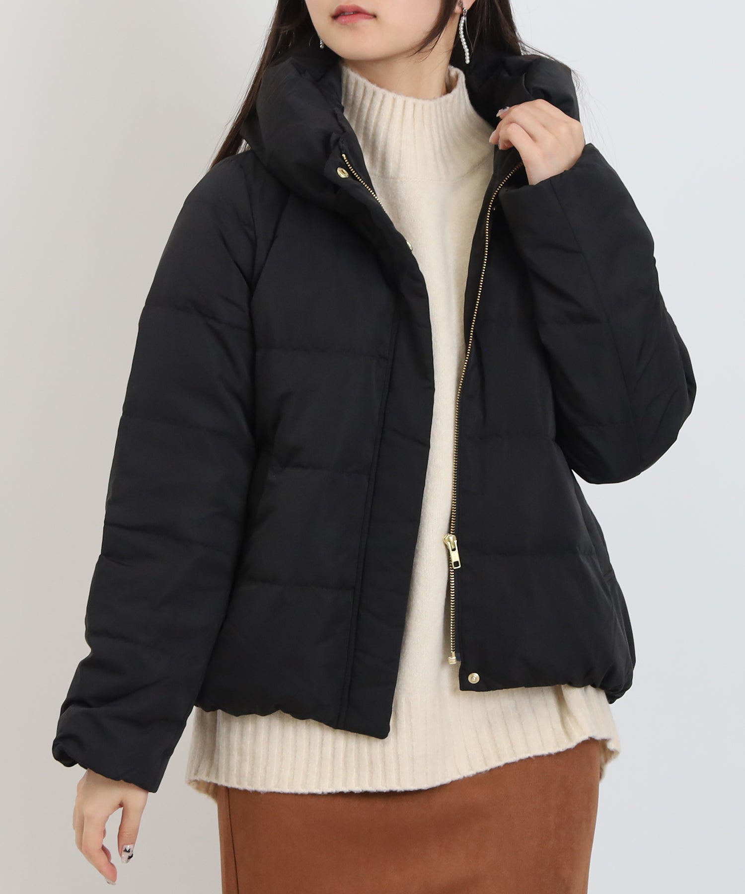 ブラック　model：160　着用サイズ：M