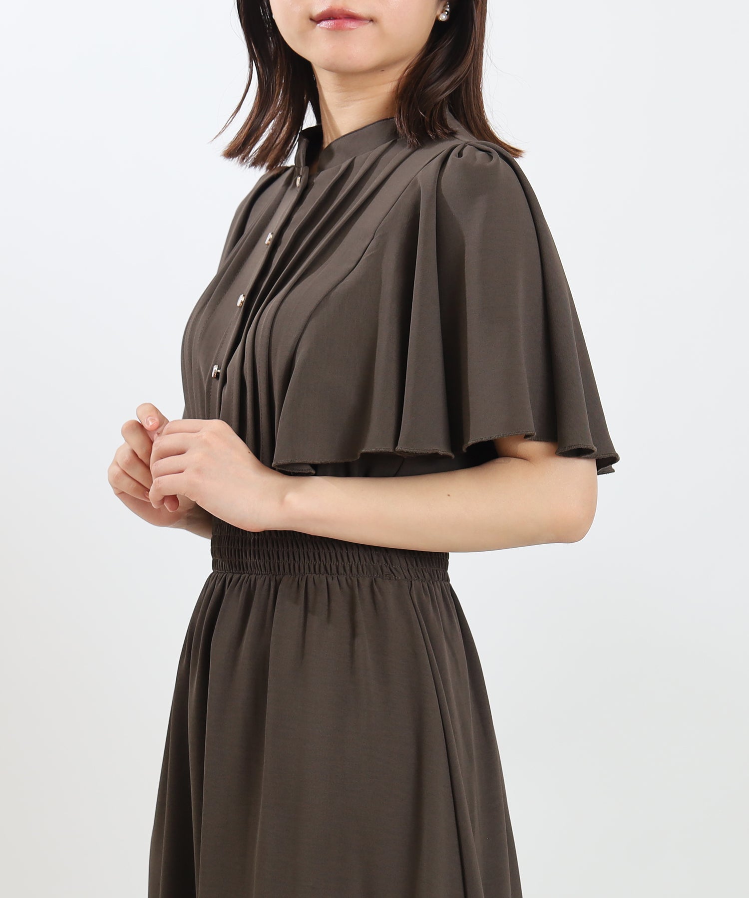 ブラウン　model 156cm 　着用サイズ：S