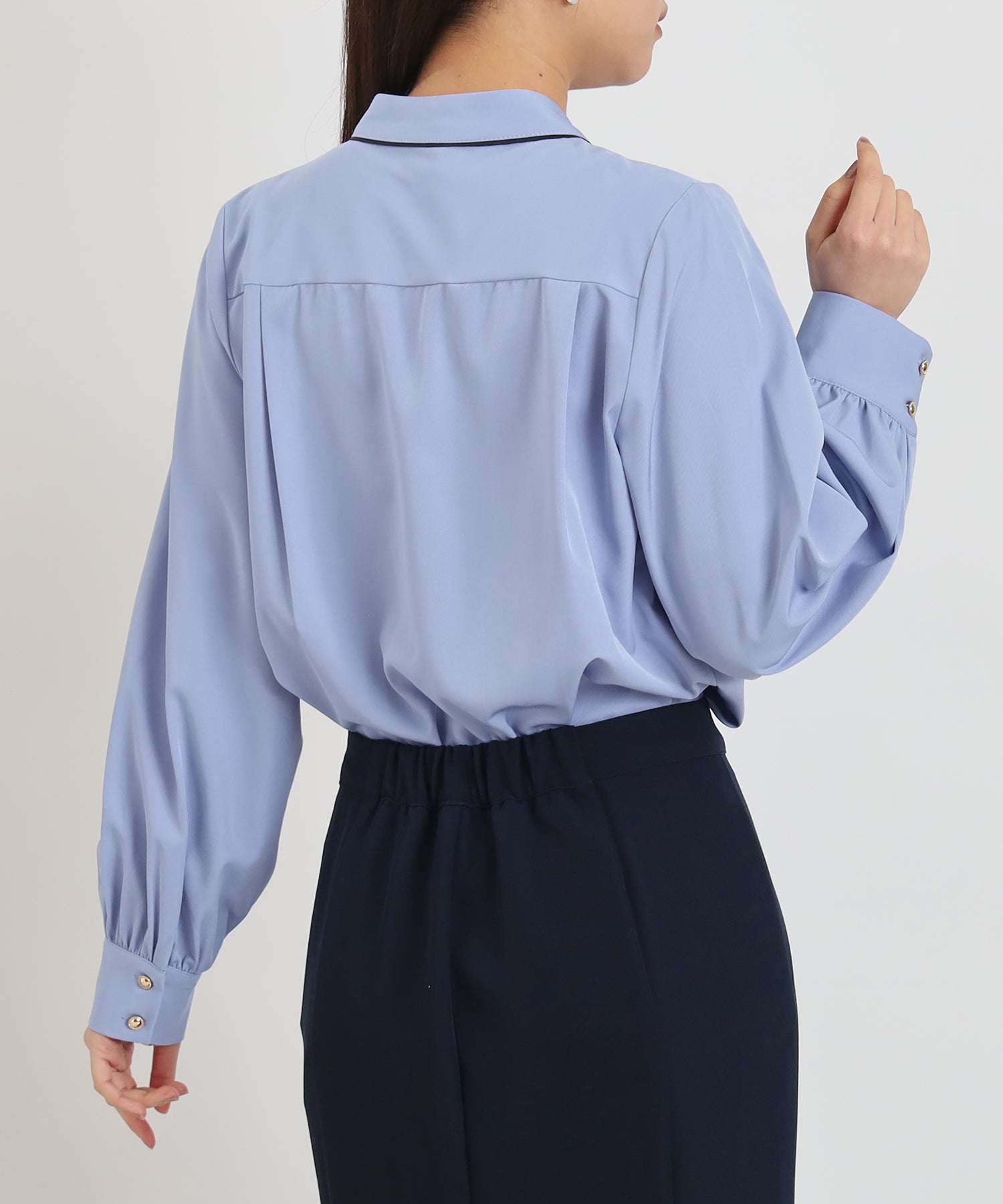 ブルー　model:156cm  着用サイズ：S