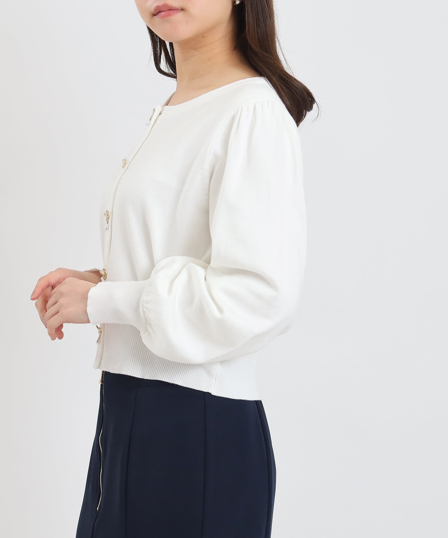 ホワイト　model：156　着用サイズ：M