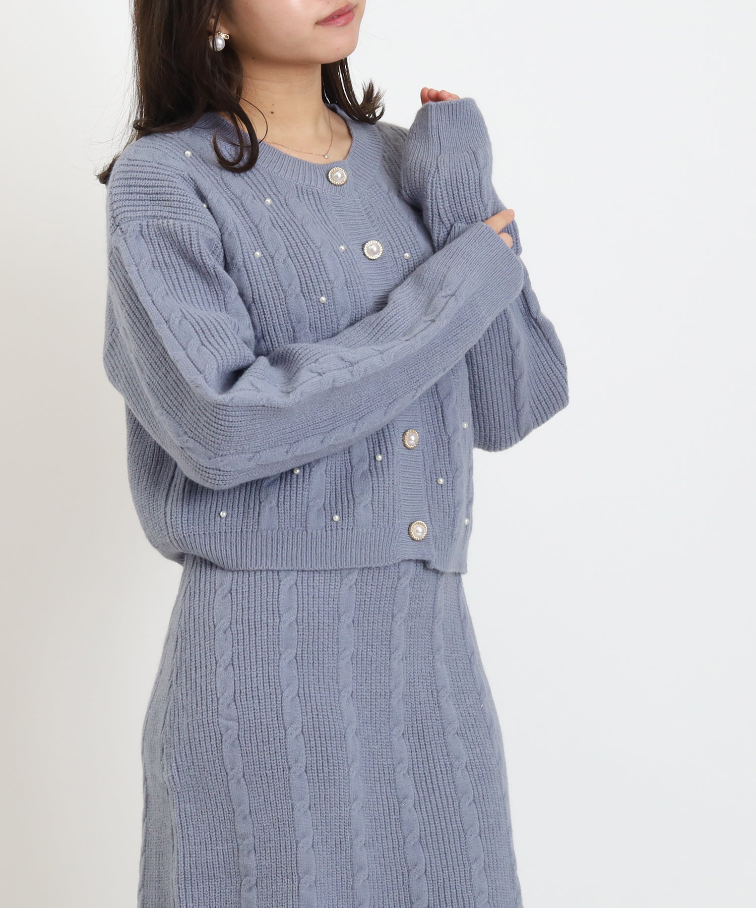 ライトグレー　model：156　着用サイズ：M