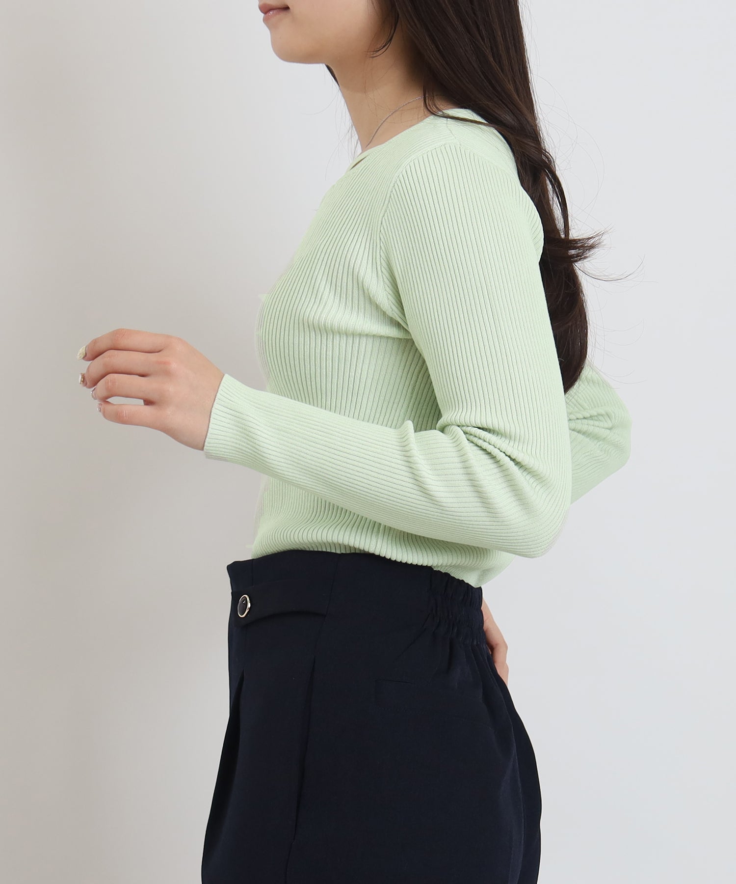 ミント　model:160㎝　着用サイズ：M