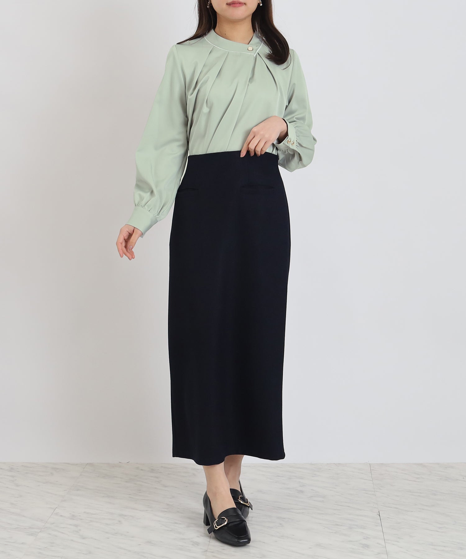 ミント　model:156cm  着用サイズ：S