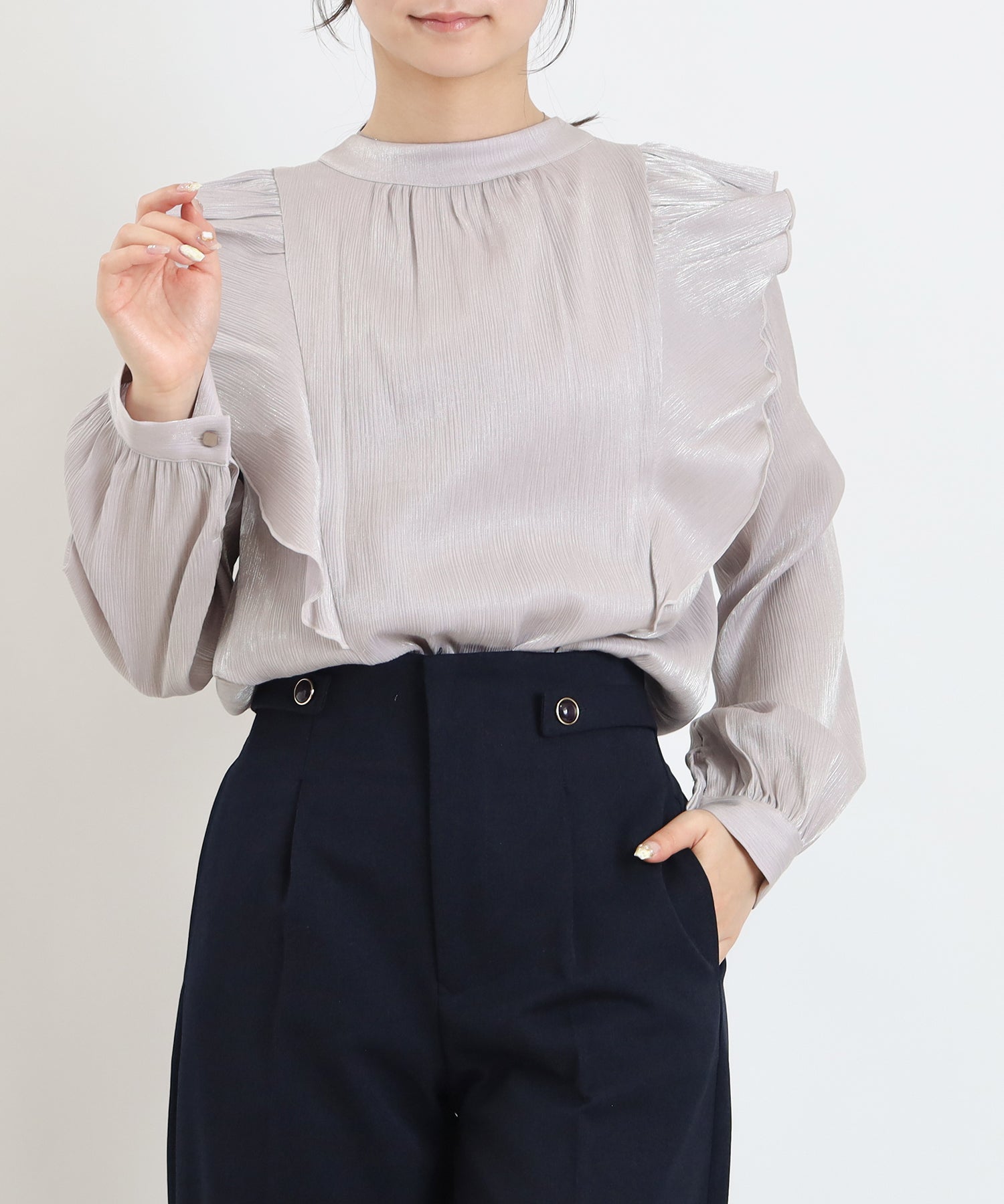 ラベンダー　model：160　着用サイズ：M