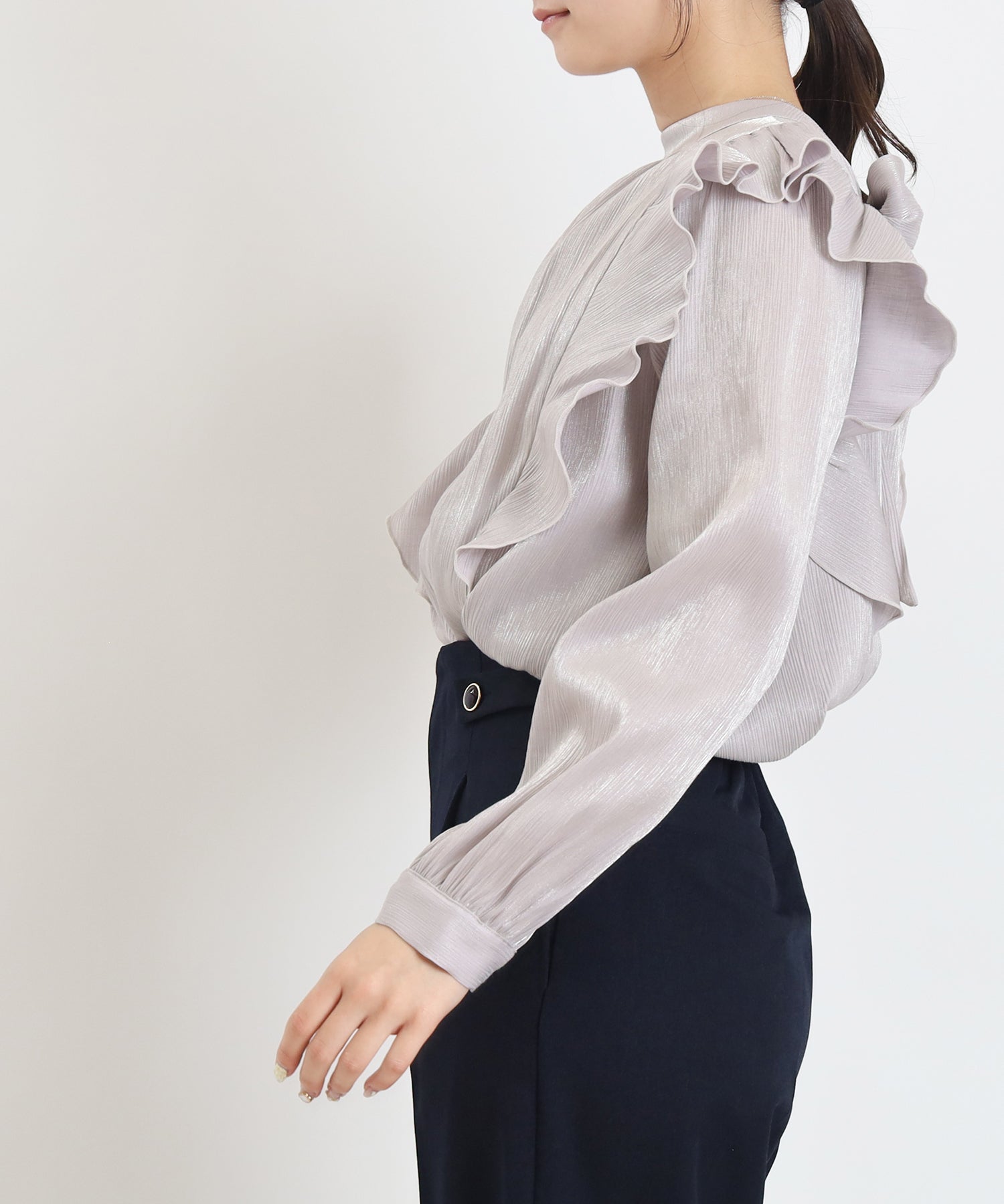 ラベンダー　model：160　着用サイズ：M