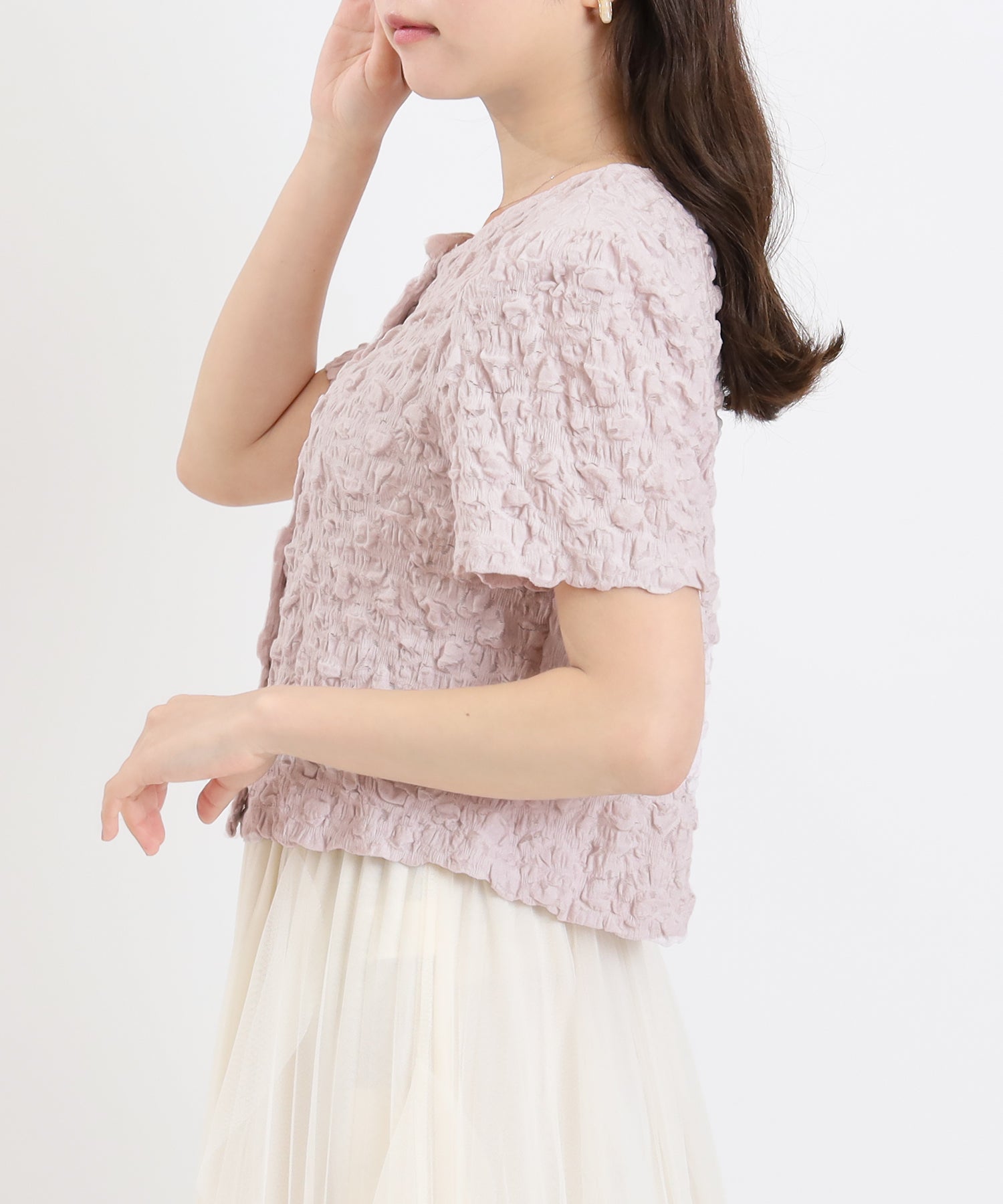 ピンク　model：156　着用サイズ：M