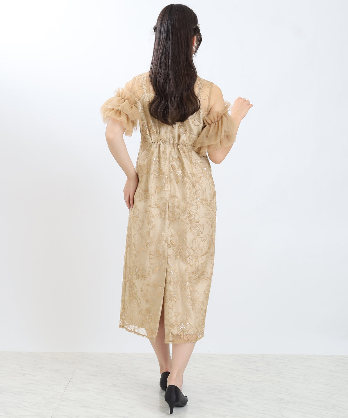 イエロー　model:160cm 着用サイズ：M