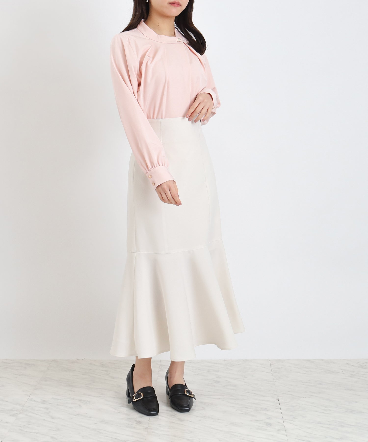 ピンク　model：156　着用サイズ：M