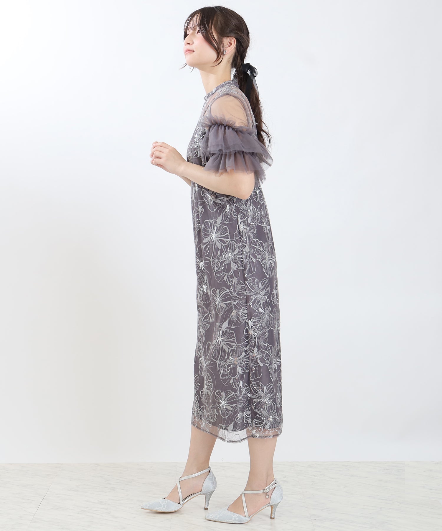 チャコール　model:160cm 着用サイズ：M