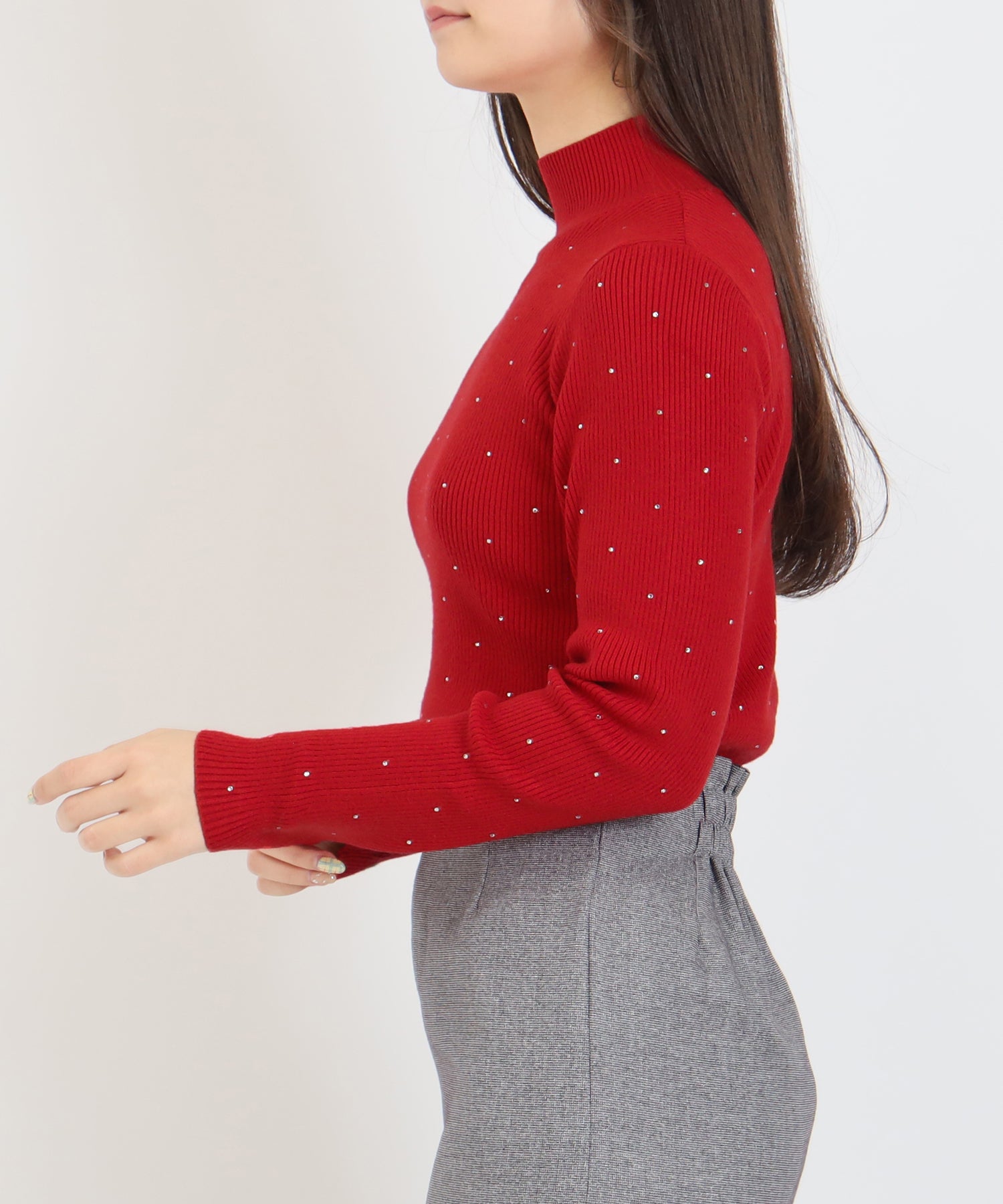 レッド　model：165　着用サイズ：M