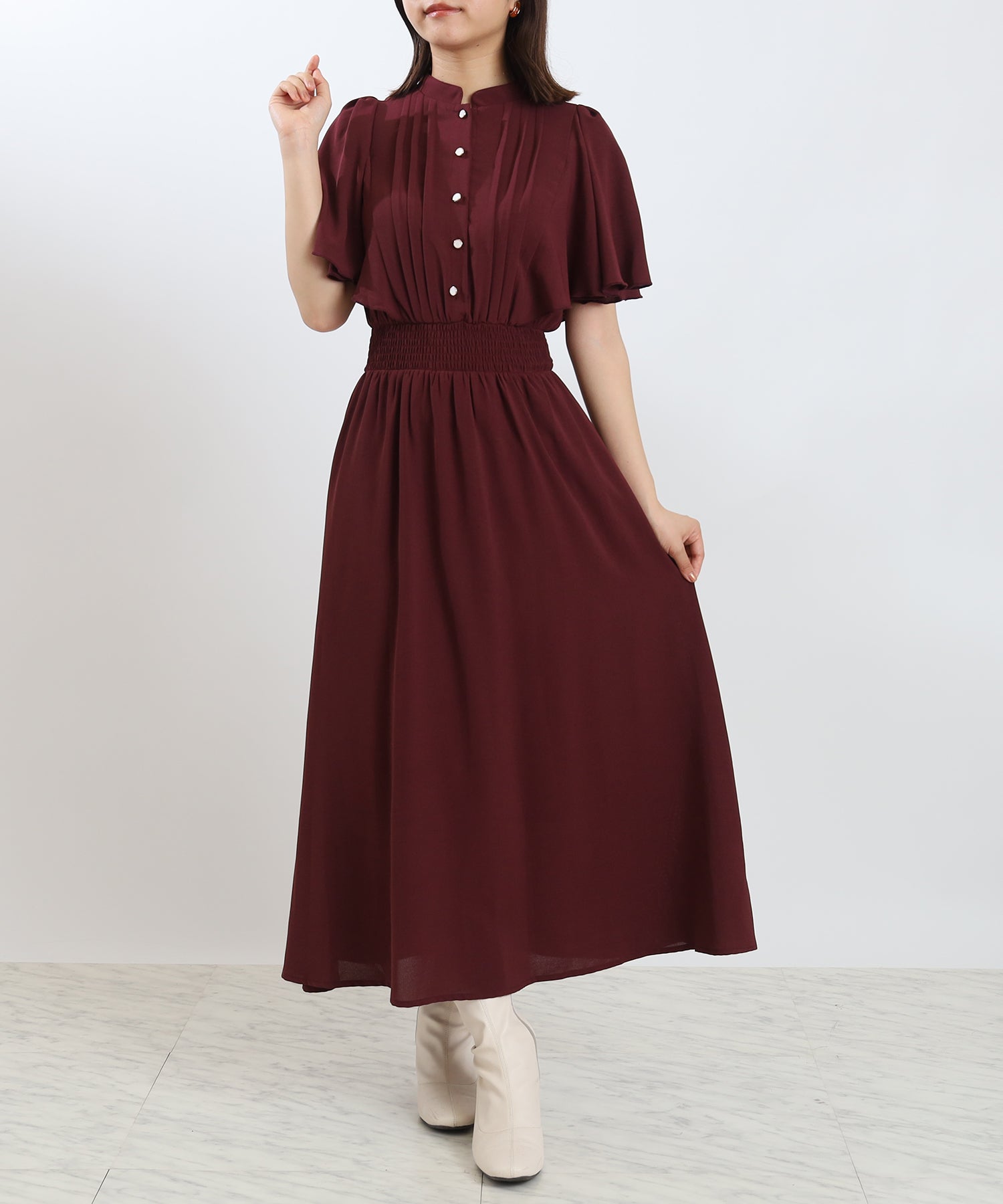 ワイン　model 156cm 　着用サイズ：S