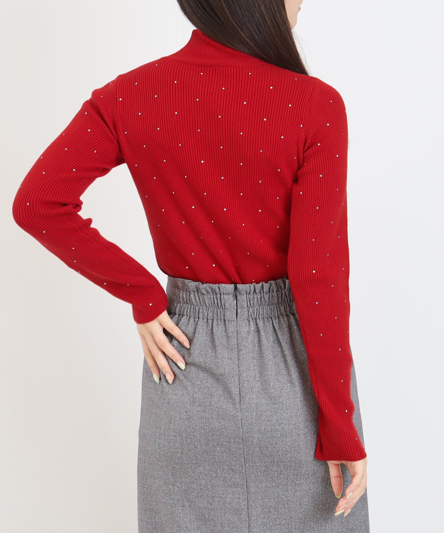 レッド　model：165　着用サイズ：M