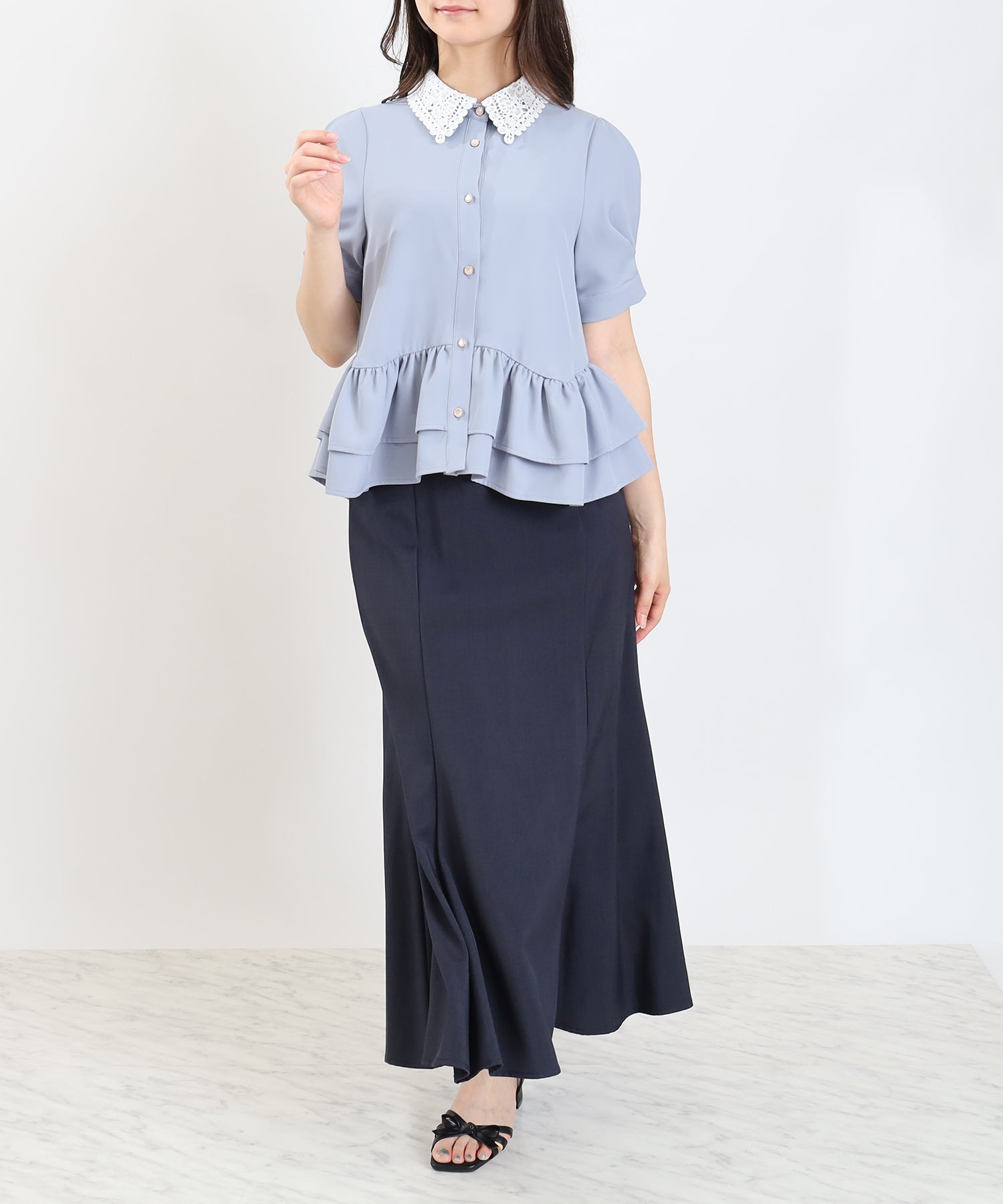 サックス　model:160cm  着用サイズ：M