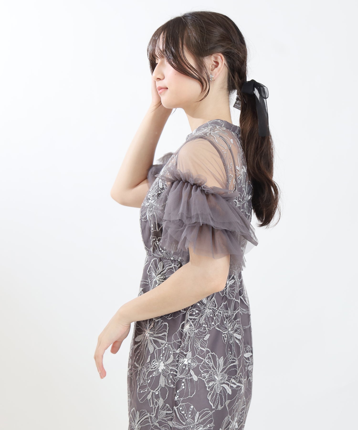チャコール　model:160cm 着用サイズ：M