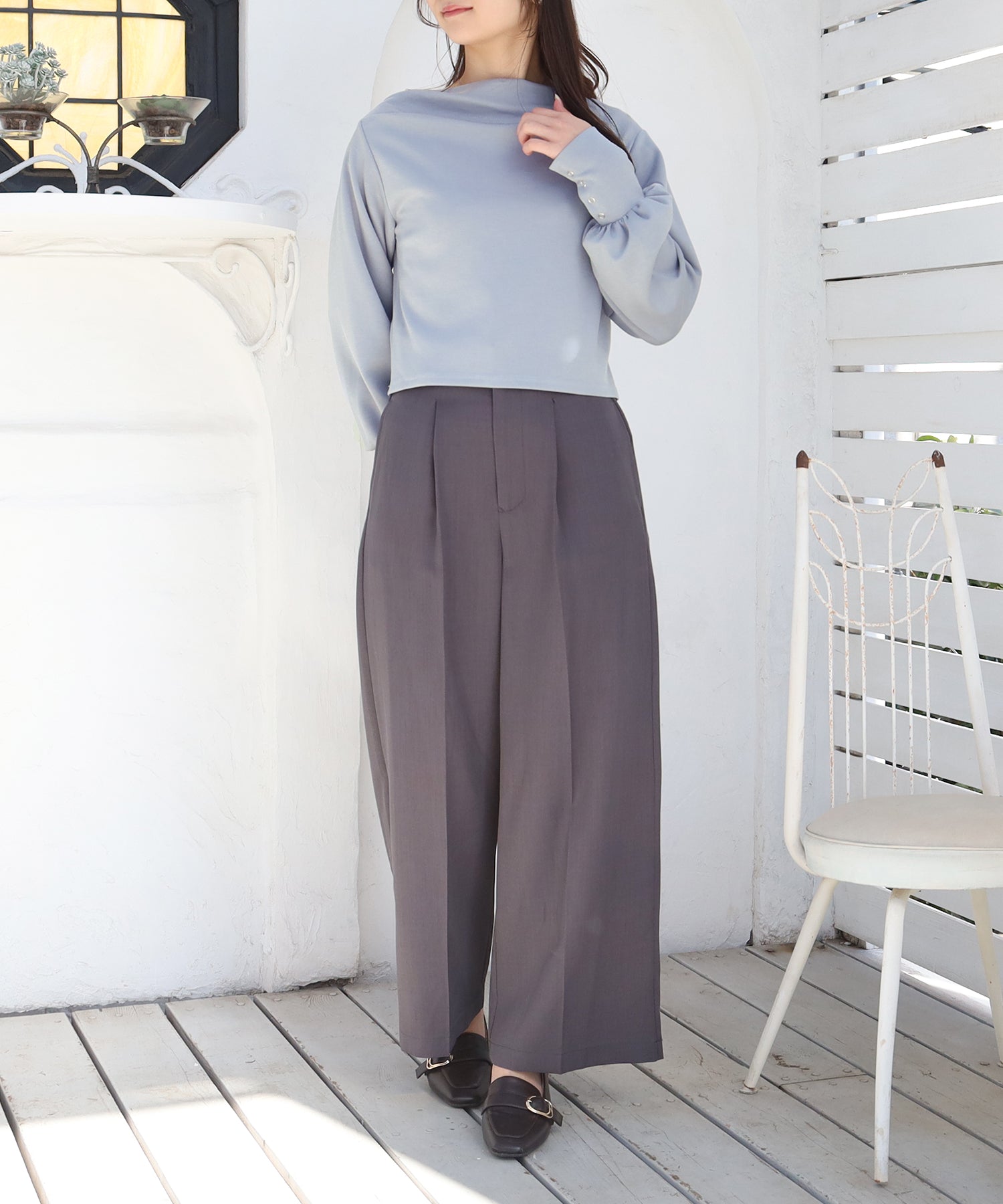 ブルー　model：160　着用サイズ：M