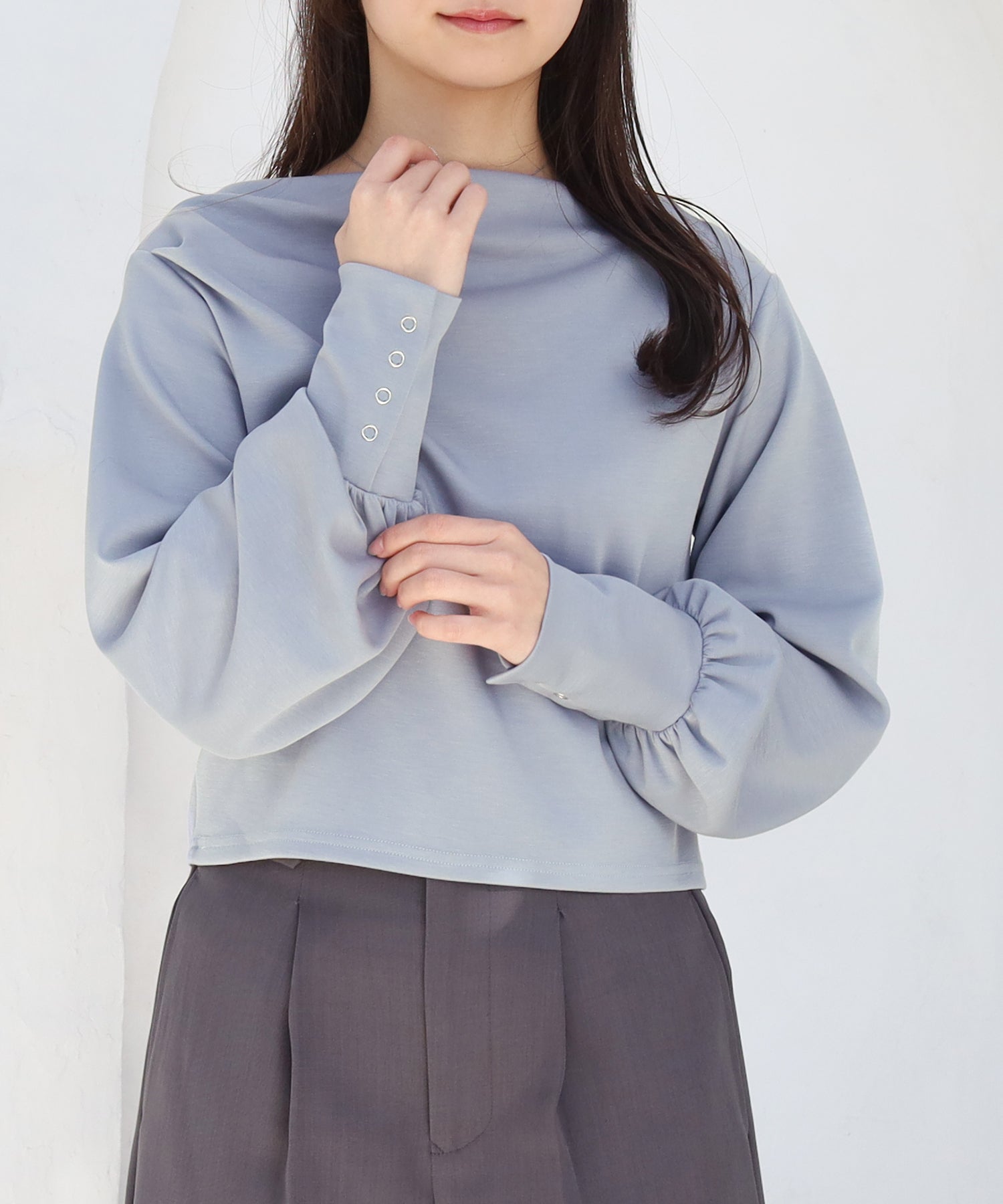 ブルー　model：160　着用サイズ：M