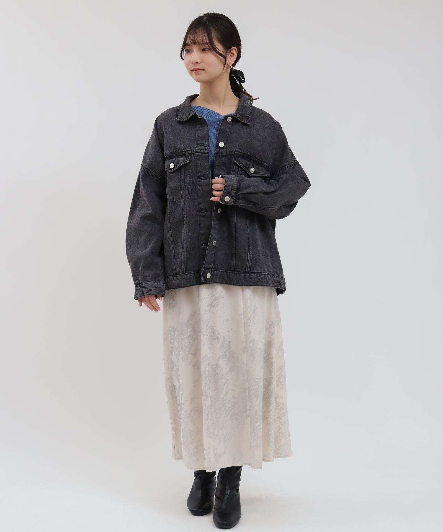ビッグシルエットデニムジャケット