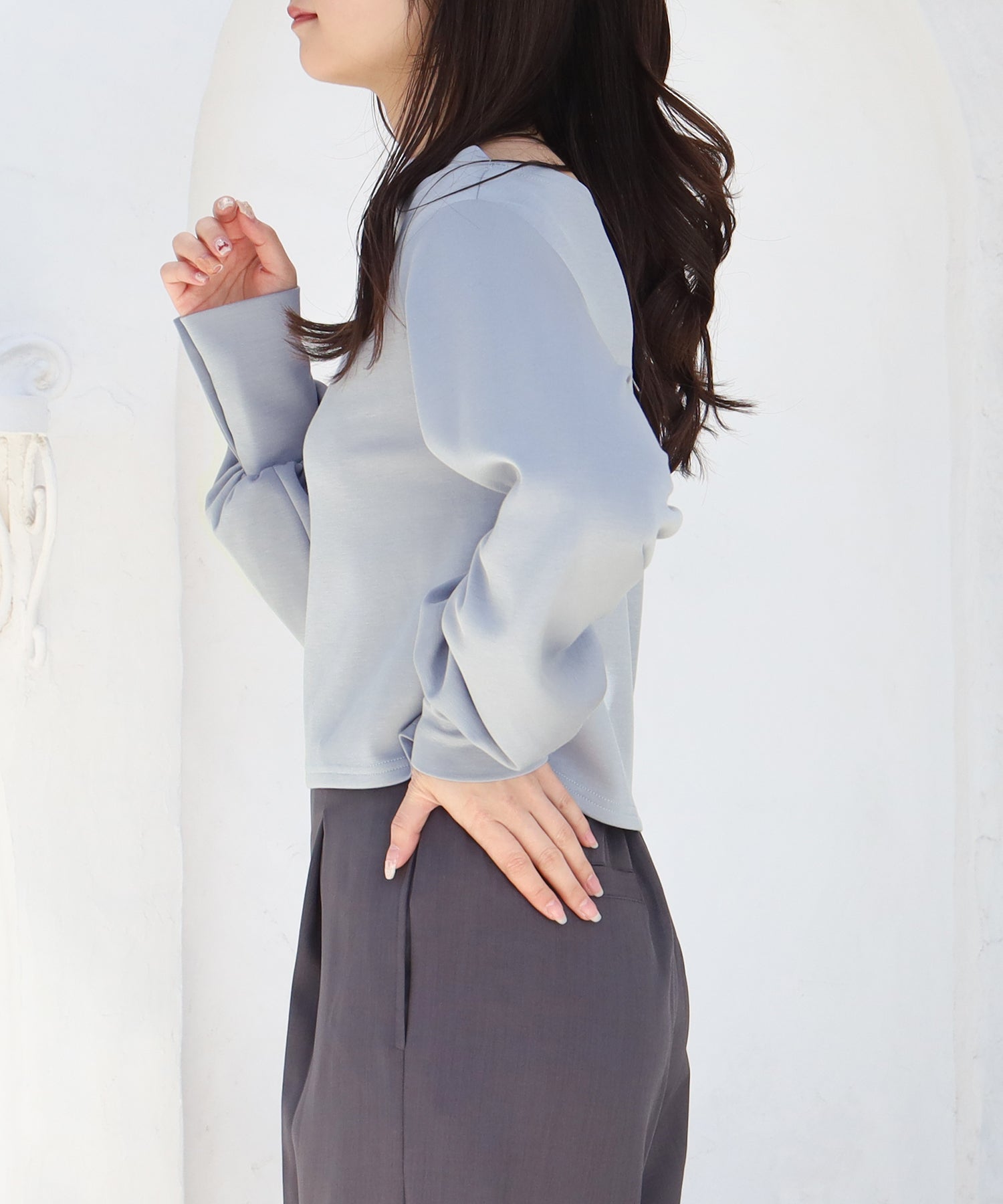 ブルー　model：160　着用サイズ：M