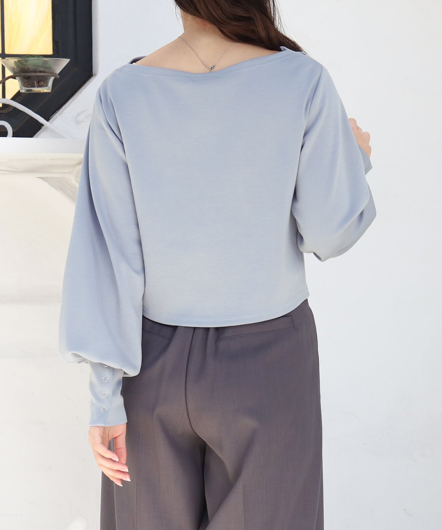 ブルー　model：160　着用サイズ：M