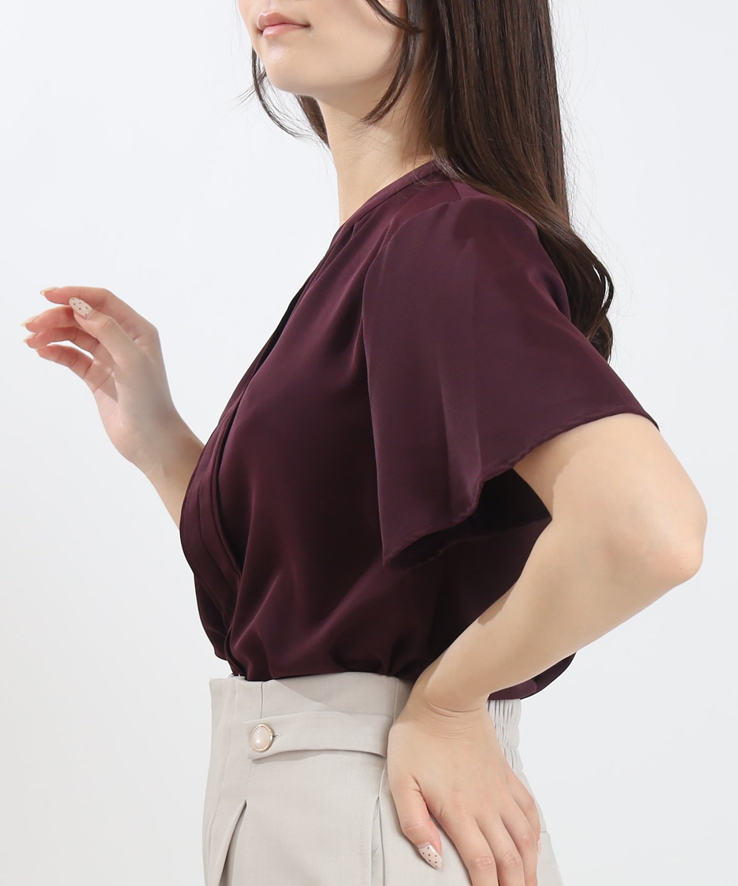 ワイン　model：160cm　着用サイズ：M