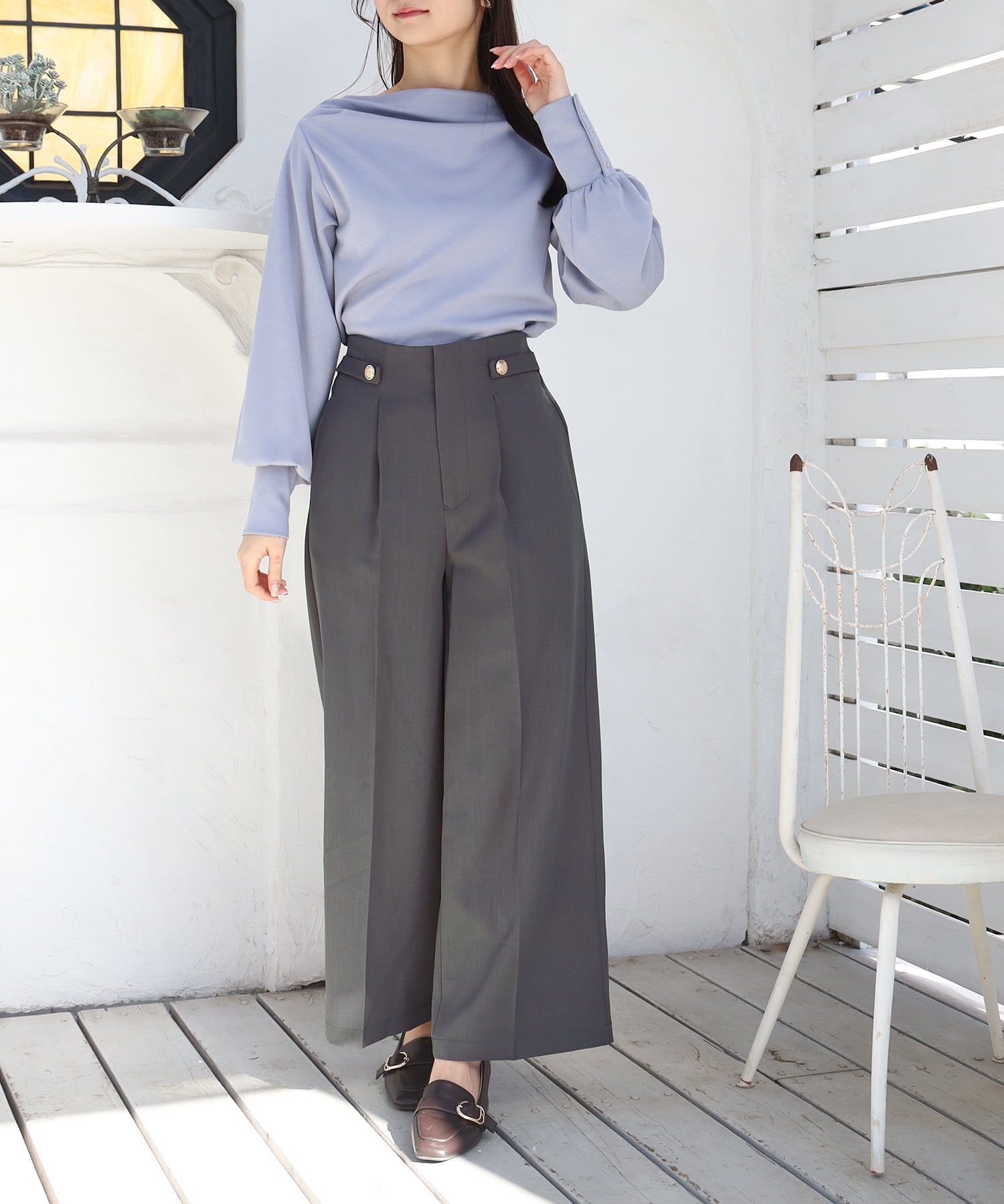 チャコール　model：160　着用サイズ：M