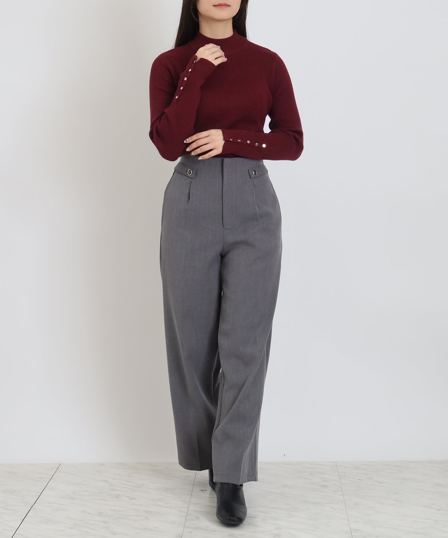 ワイン　model：160　着用サイズ：M