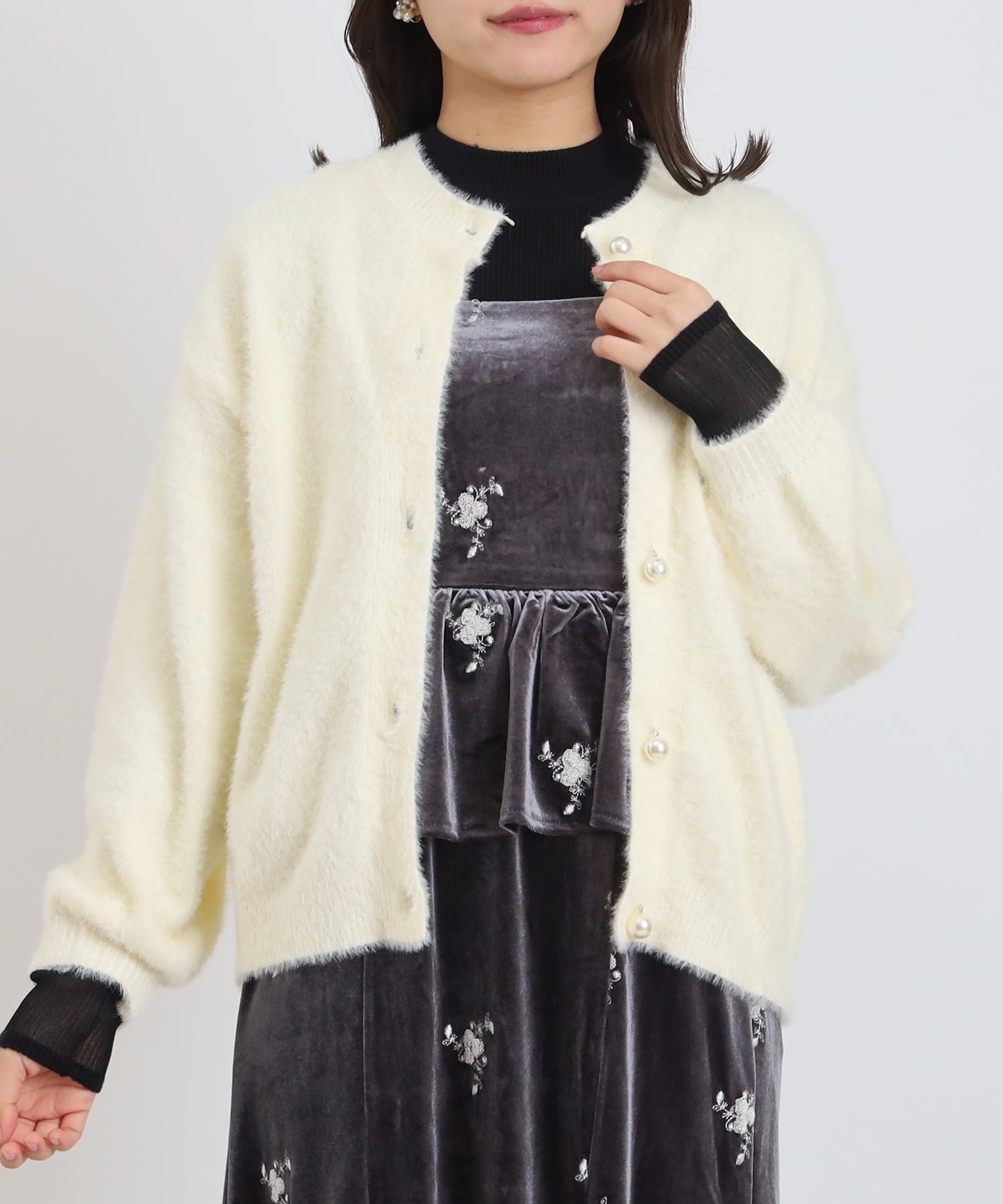 ホワイト　model:156cm 着用サイズ：M