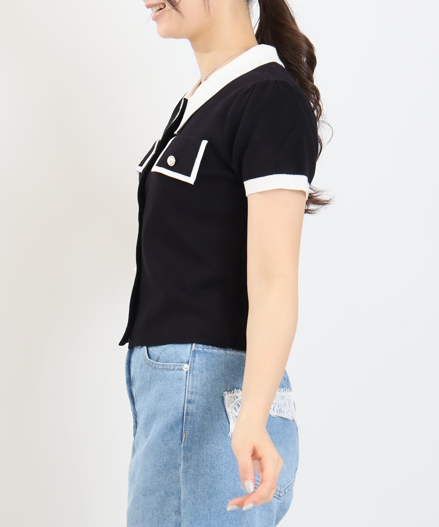 ブラック　model:160cm  着用サイズ：M