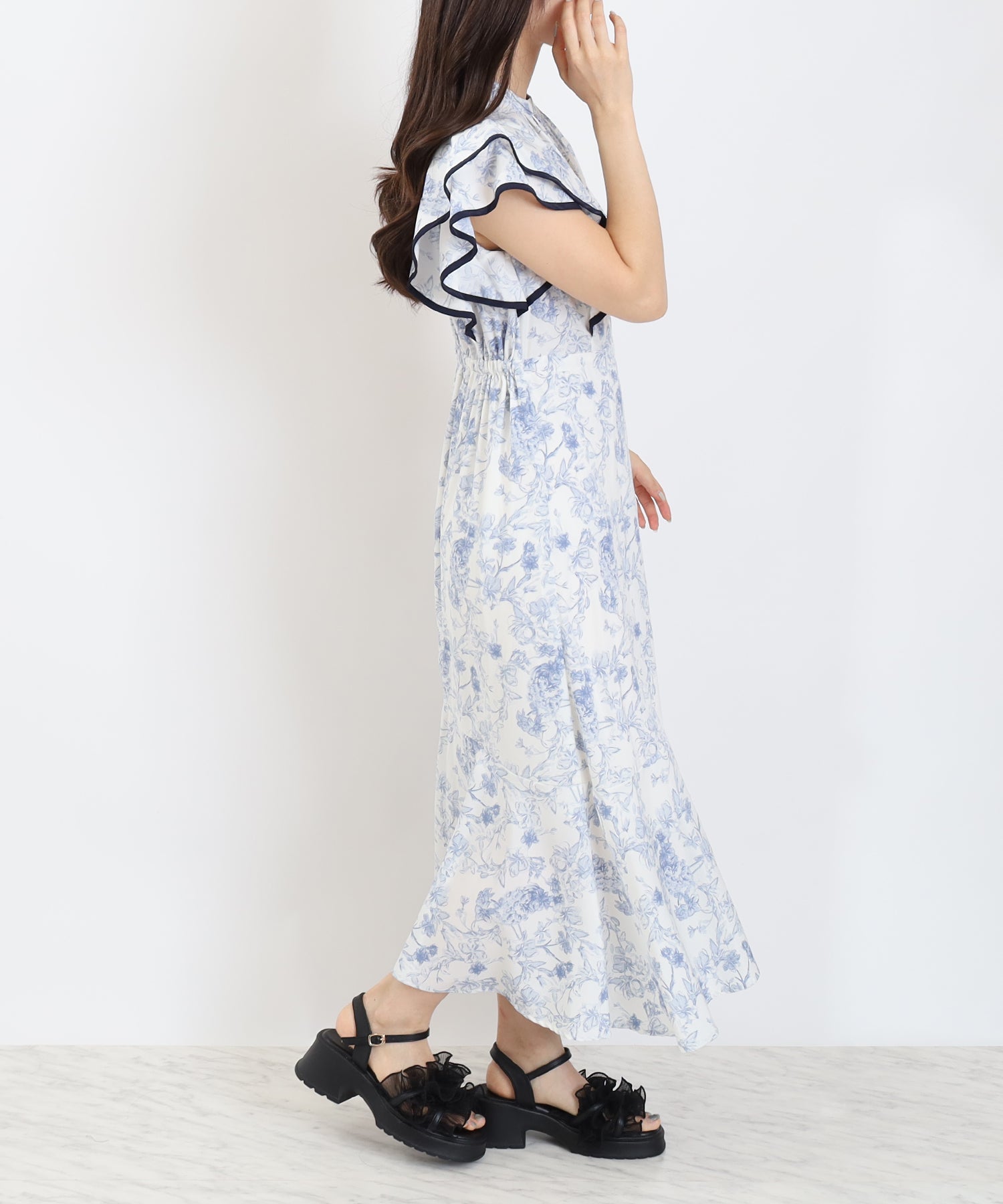 ブルー　model:160cm  着用サイズ：M