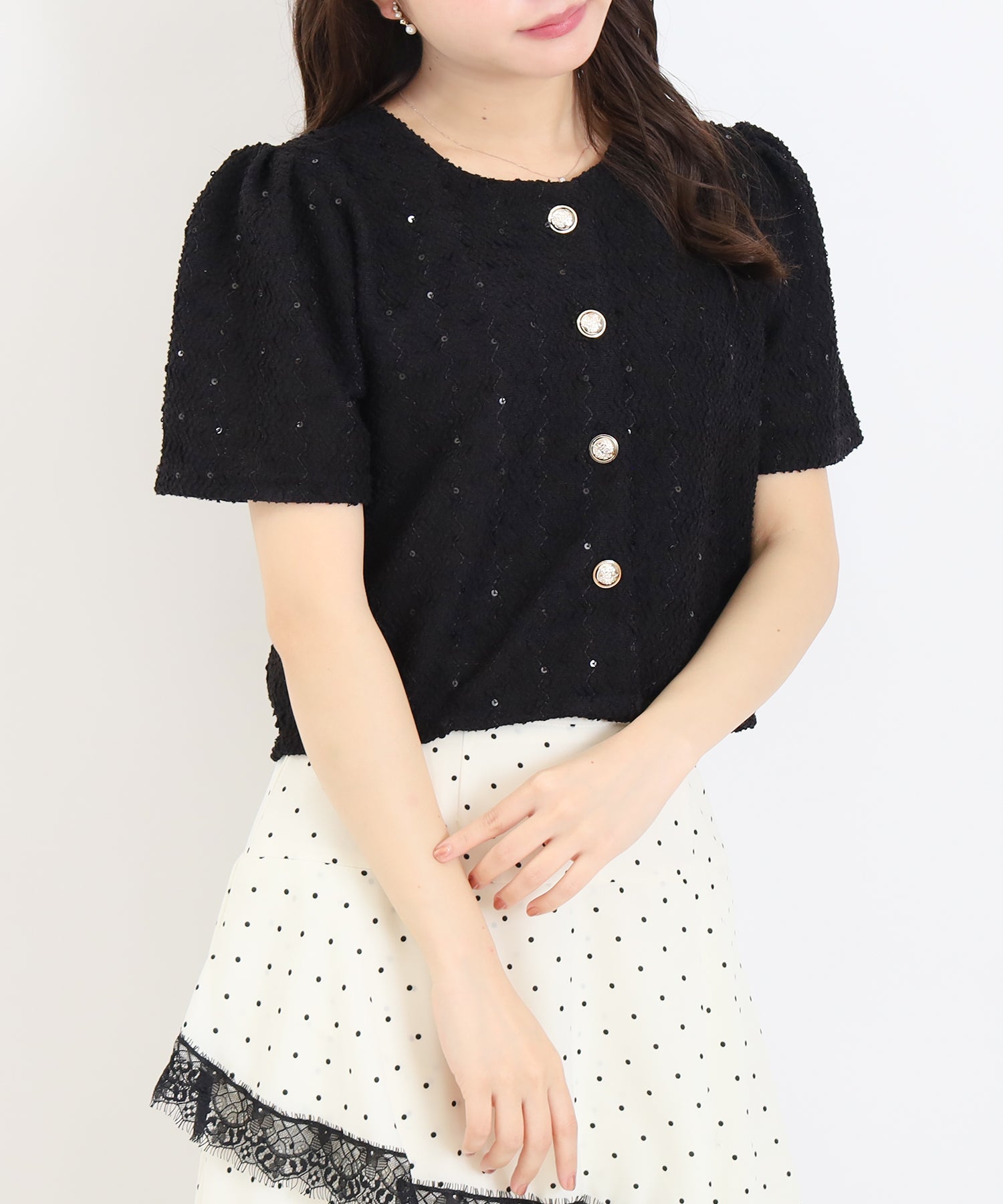 ブラック　model：156　着用サイズ：M