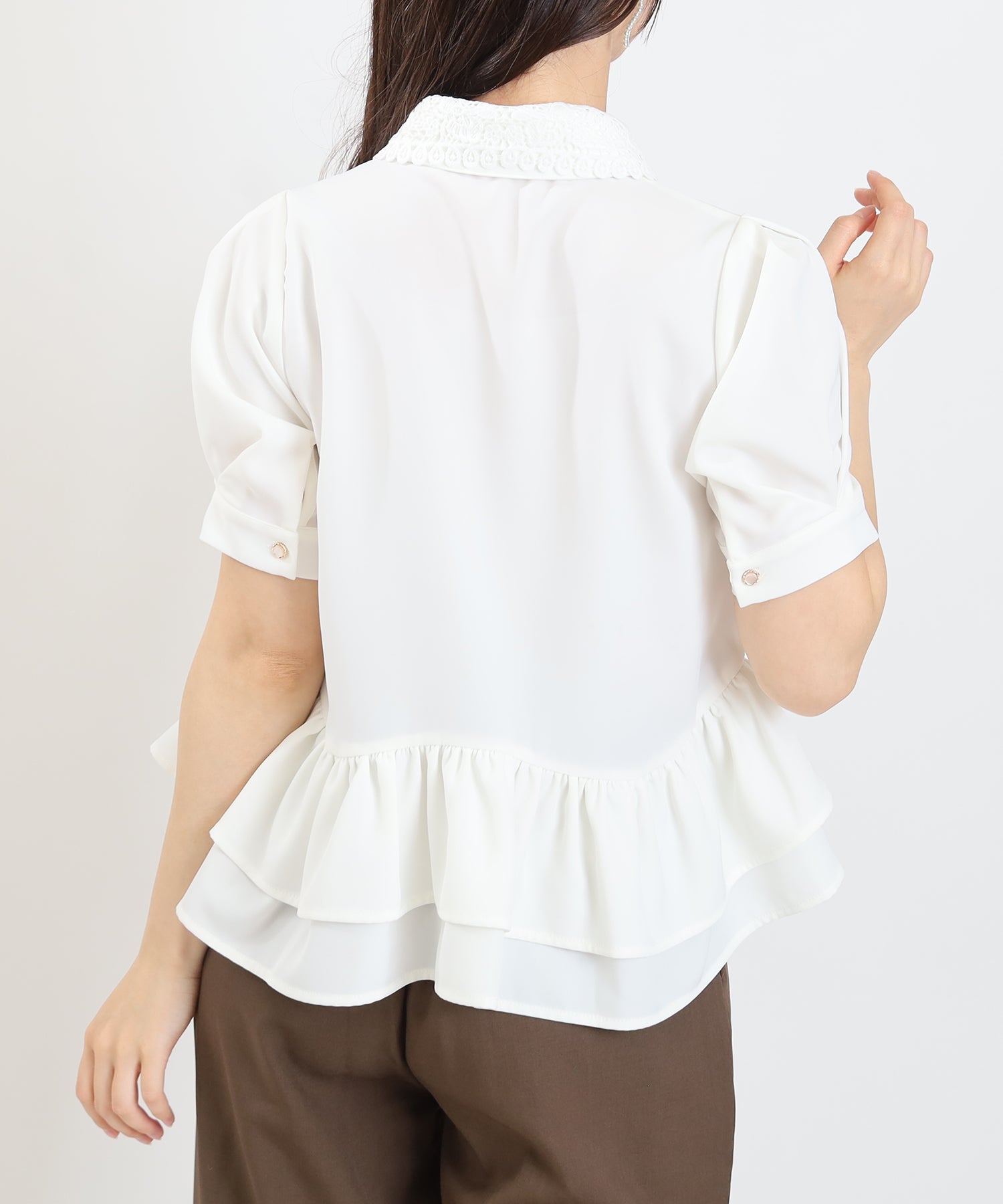 ホワイト　model:160cm  着用サイズ：M