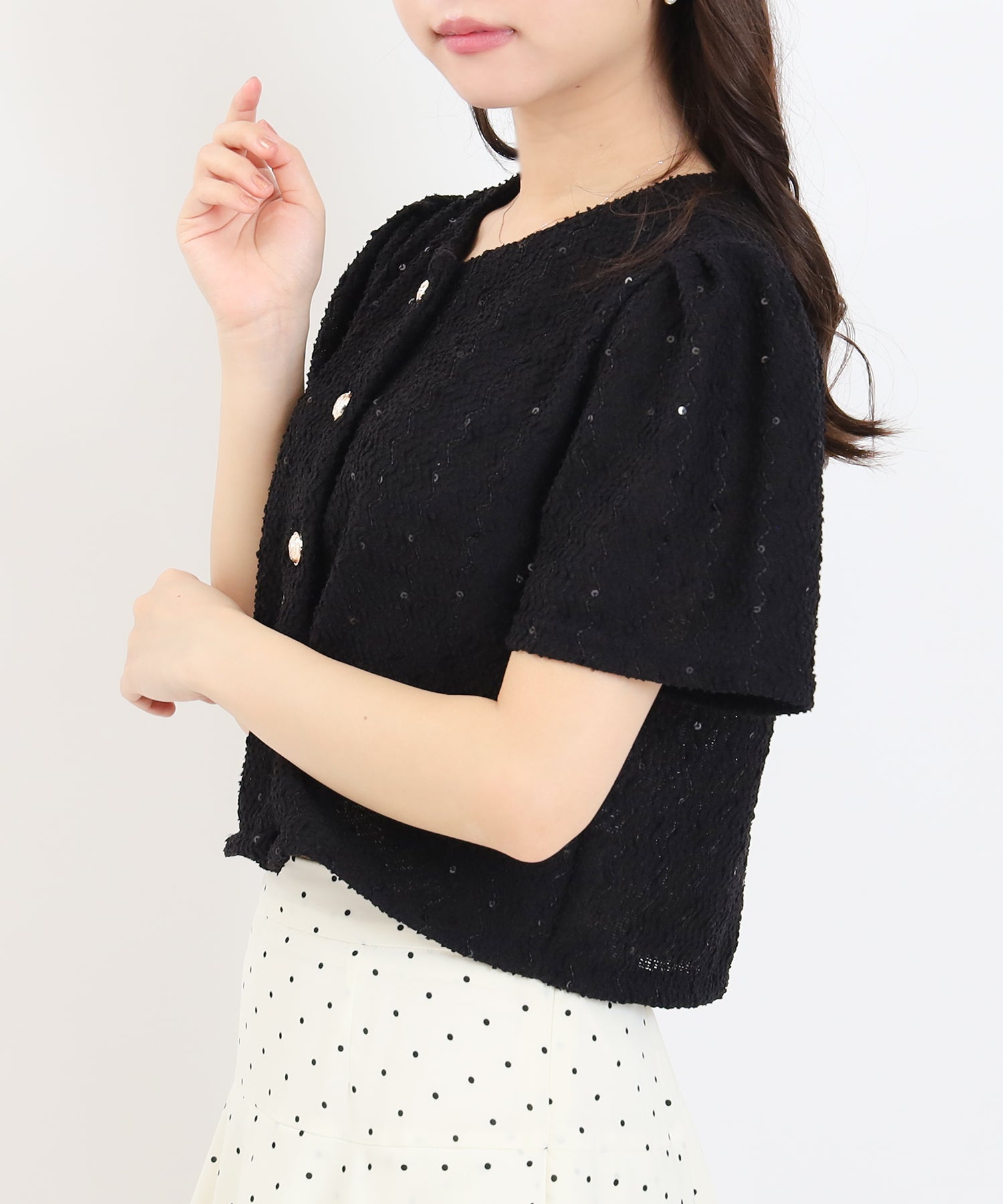 ブラック　model：156　着用サイズ：M