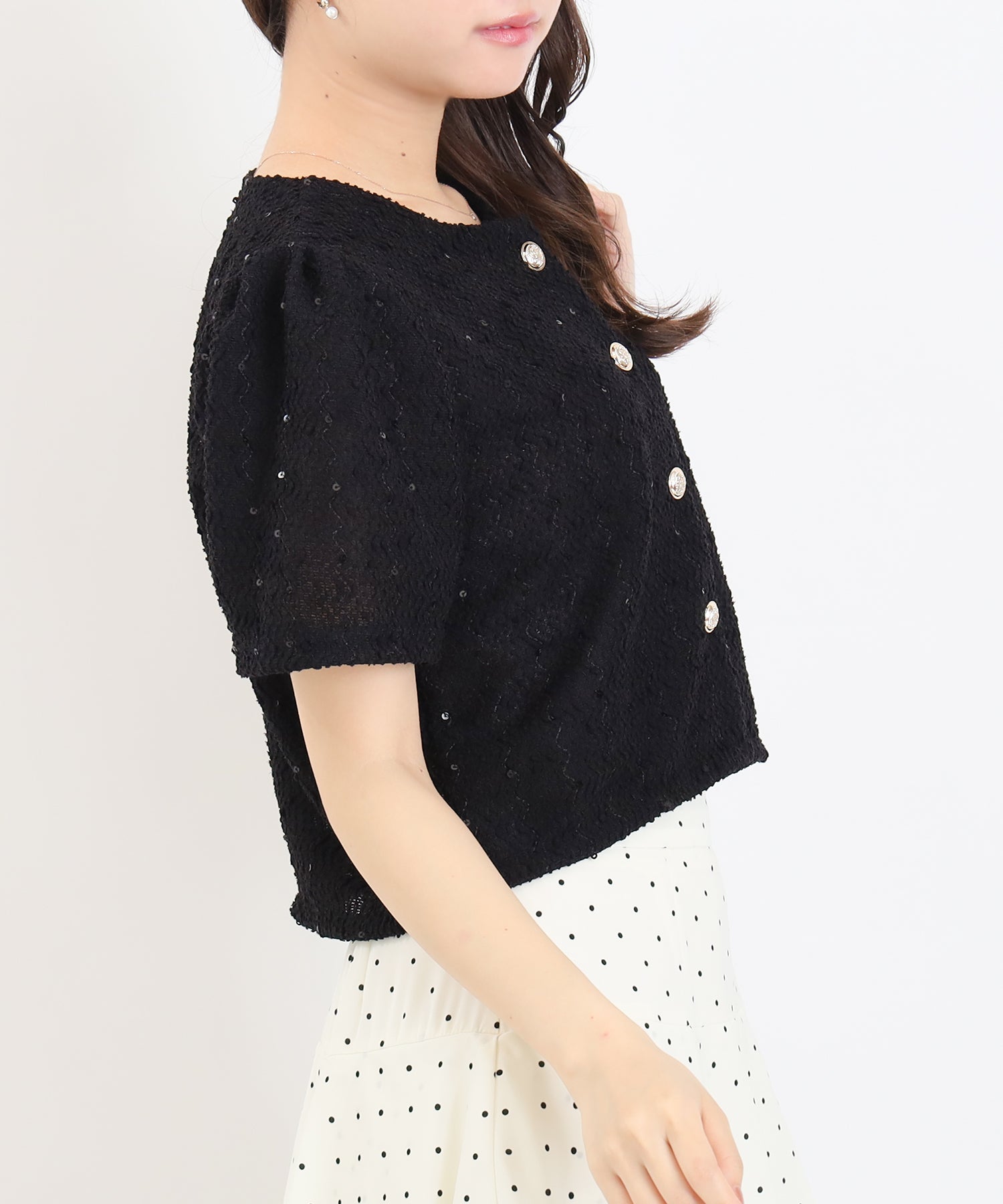 ブラック　model：156　着用サイズ：M
