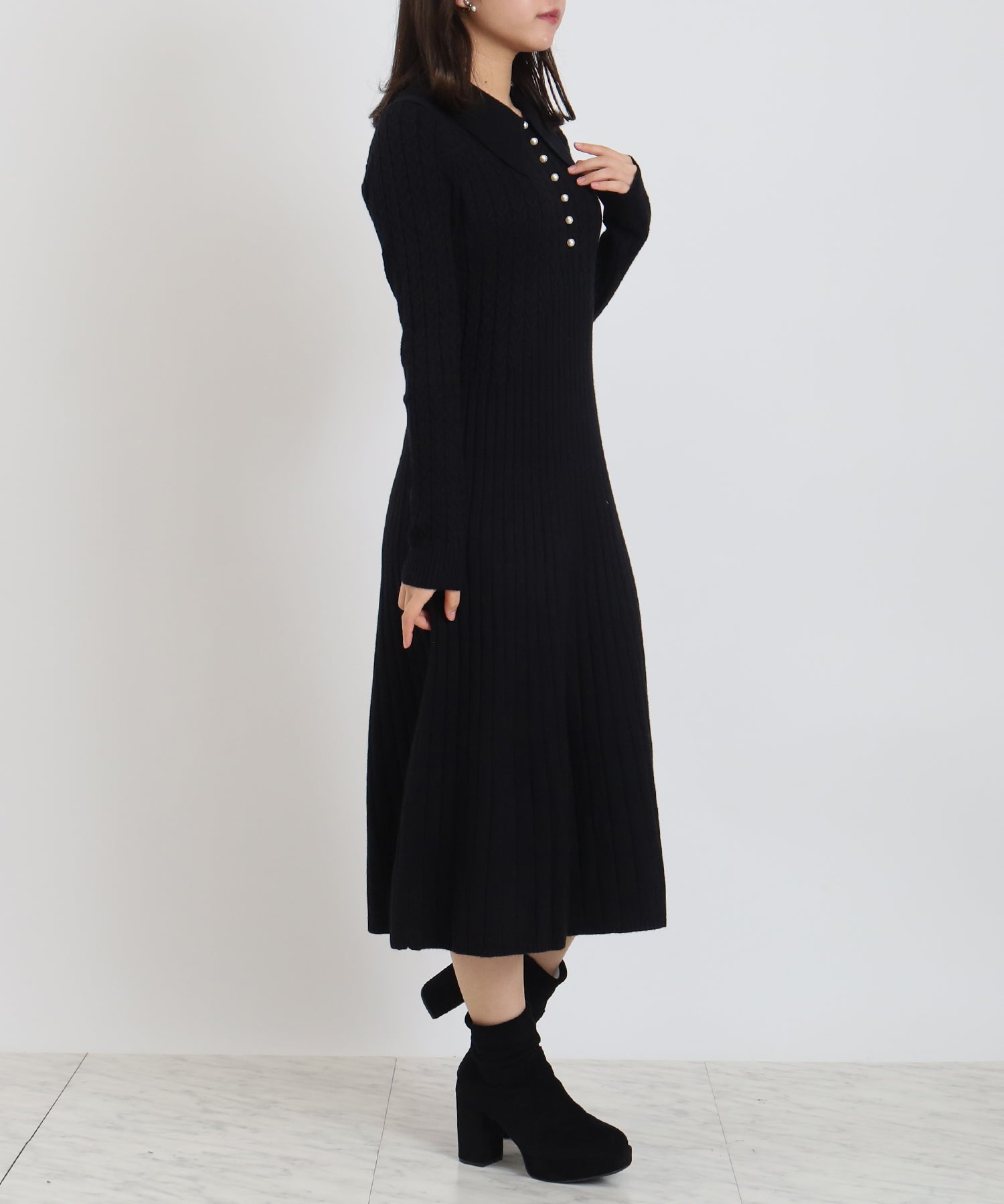 ブラック　model:156cm  着用サイズ：M