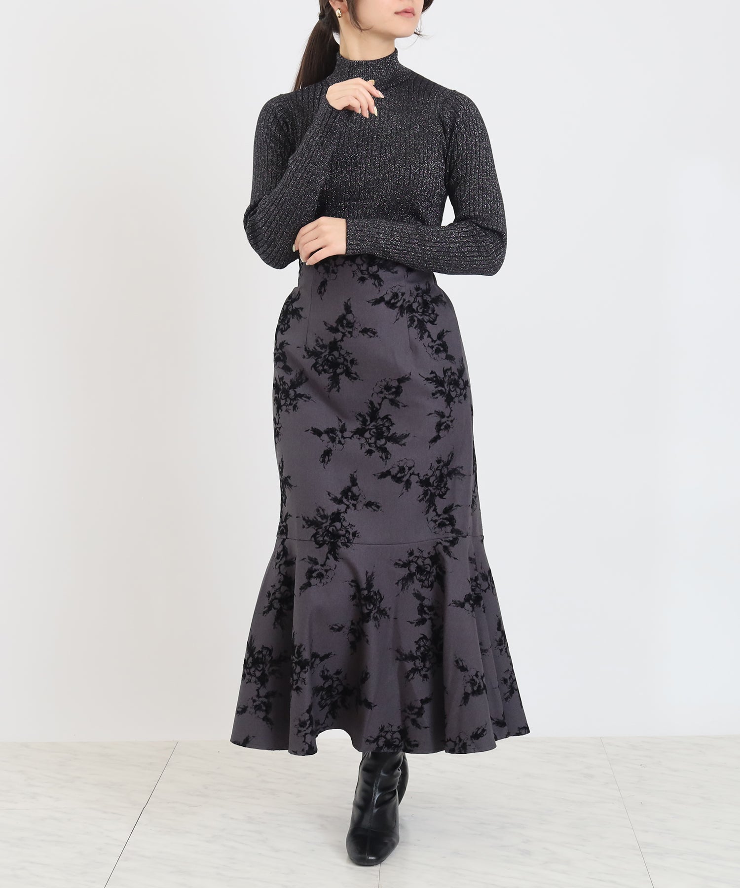 ブラック　model：160　着用サイズ：M