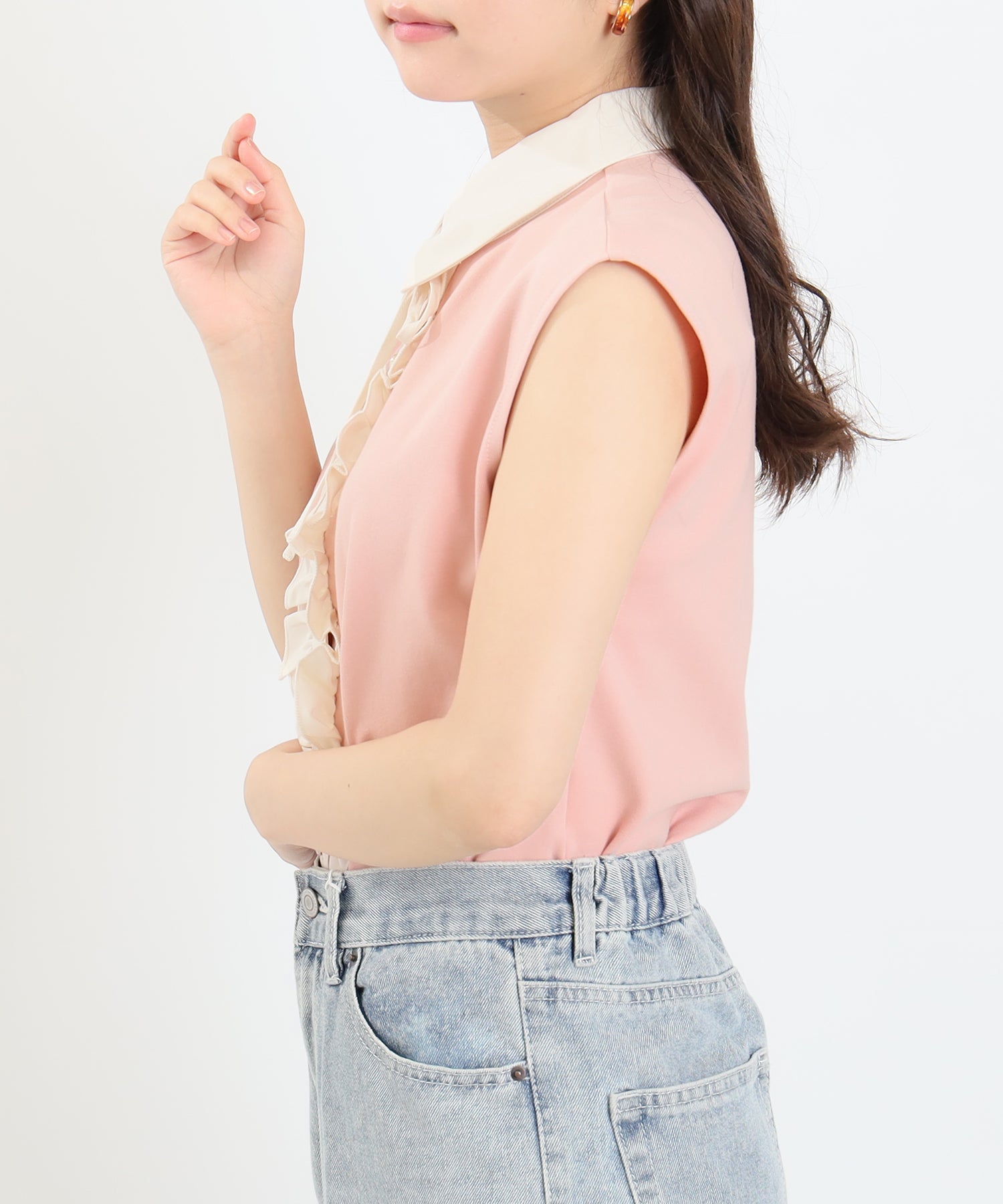 ピンク　model：156　着用サイズ：M