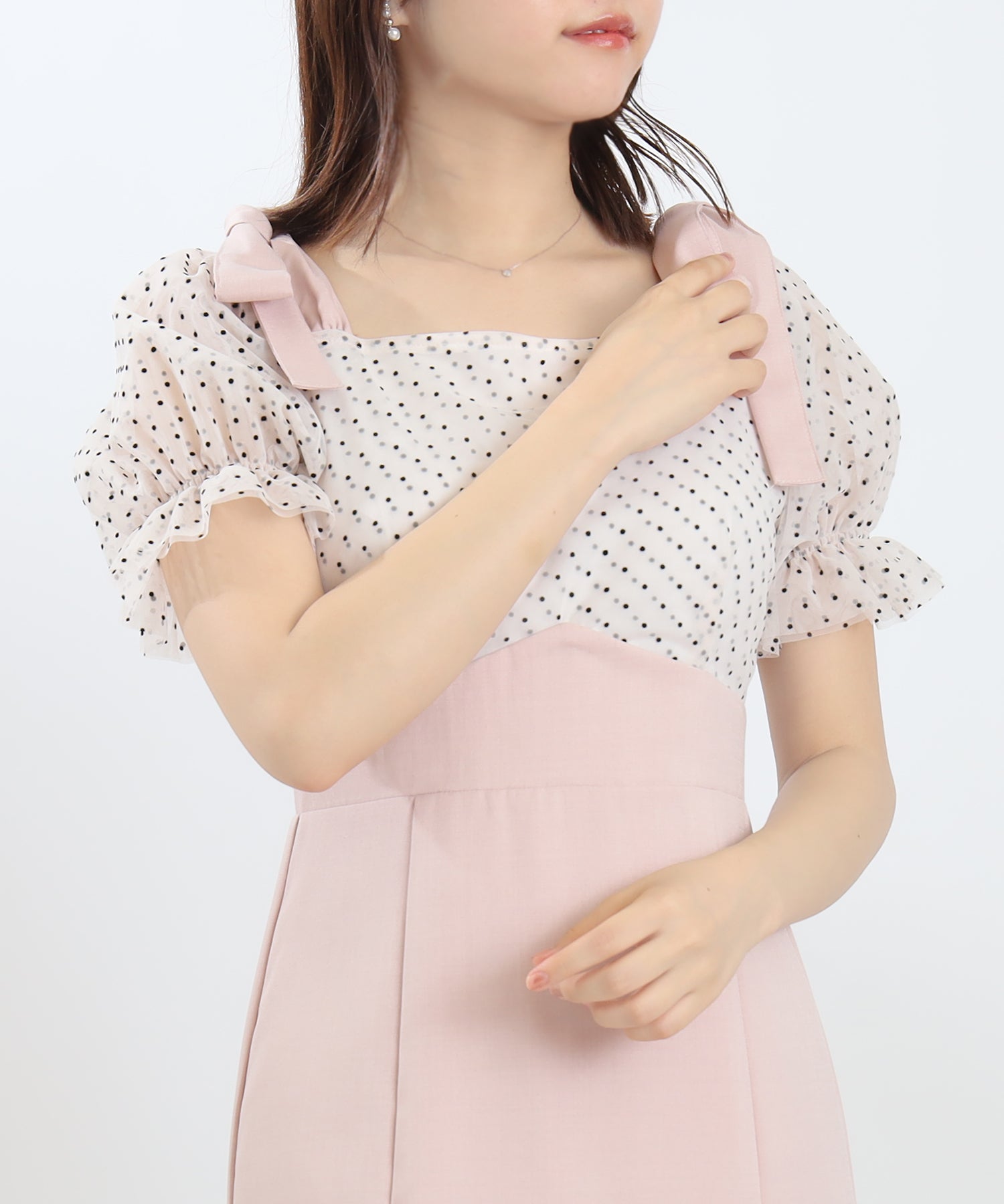 ピンク　model：156　着用サイズ：M