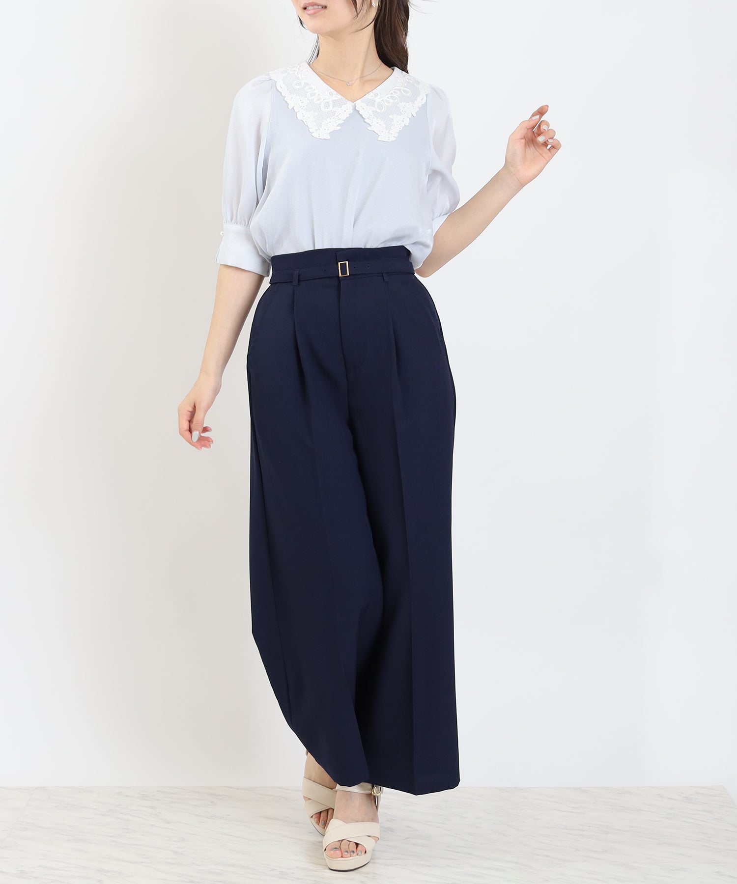 ネイビー　model:160cm  着用サイズ：M