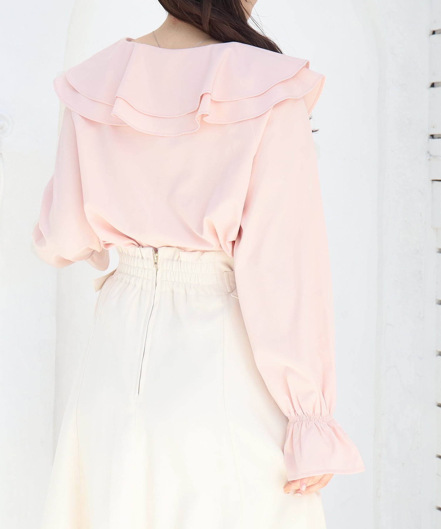 ピンク　model：160　着用サイズ：M