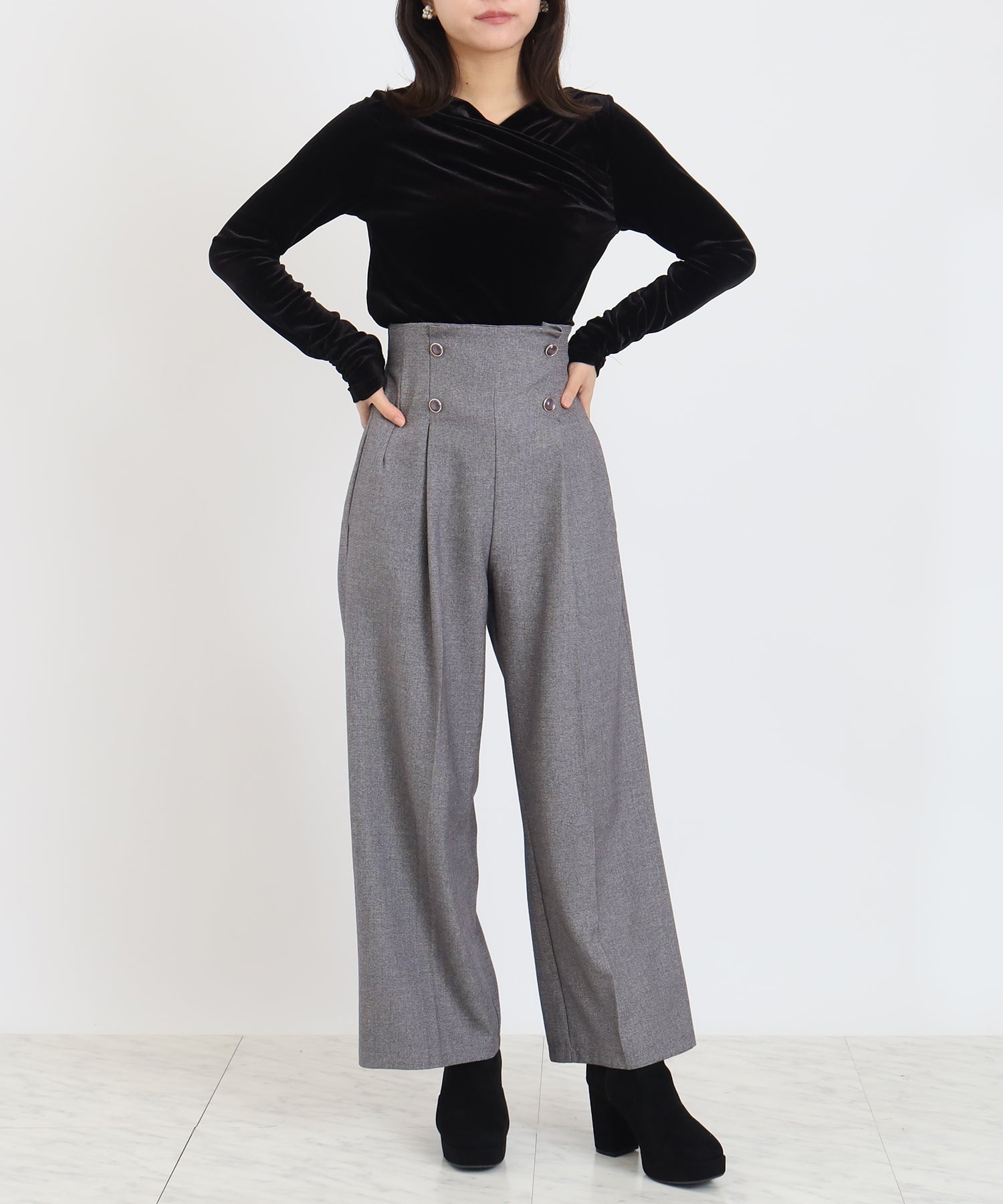 ブラック　model：156　着用サイズ：M