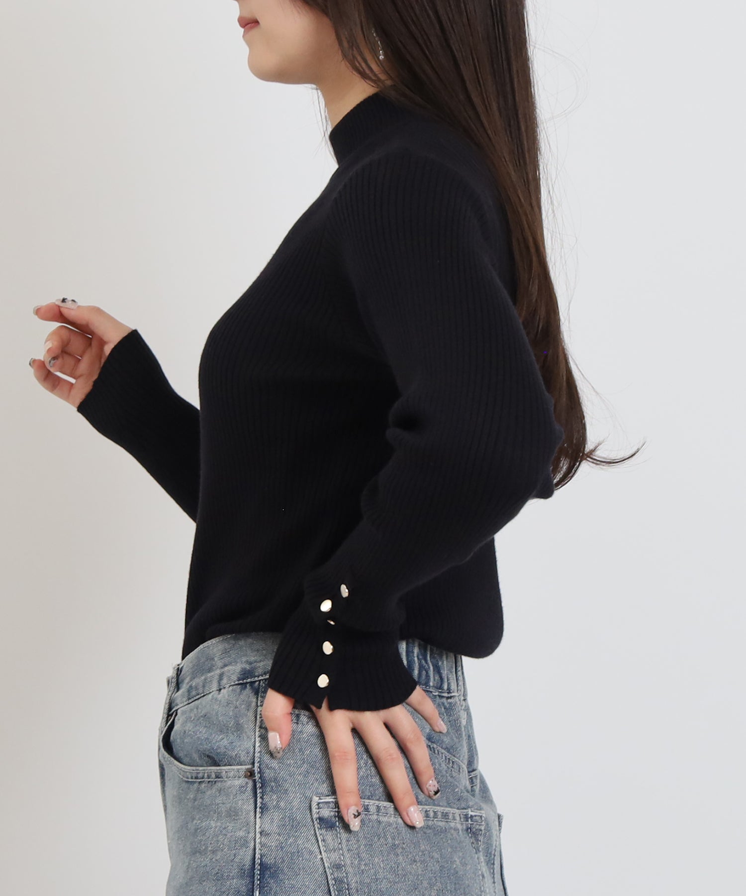 ブラック　model：160　着用サイズ：M