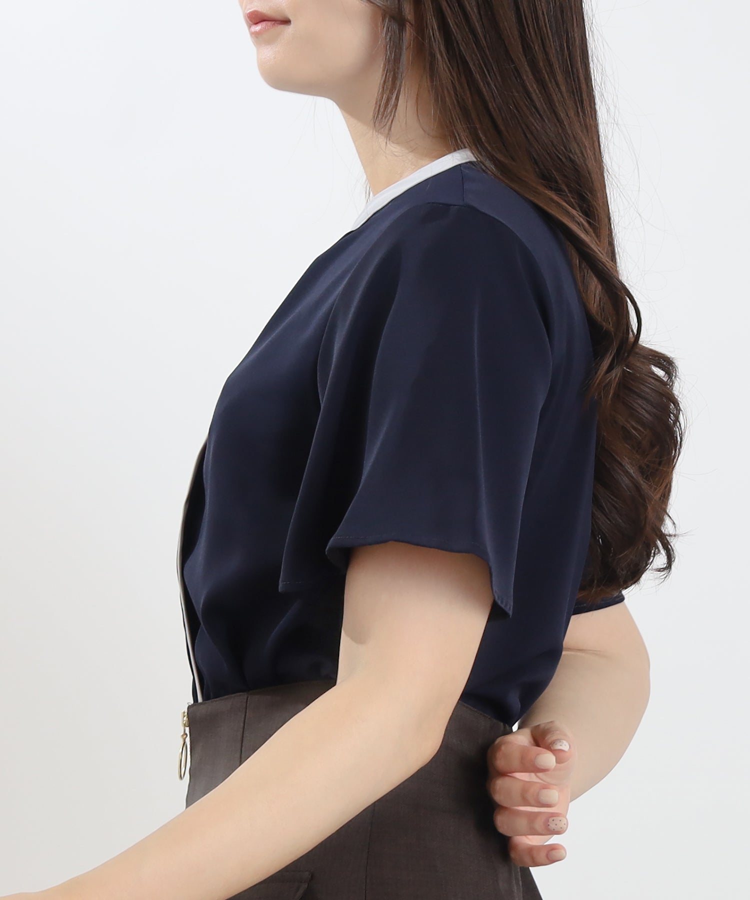 ネイビー　model：160cm　着用サイズ：M