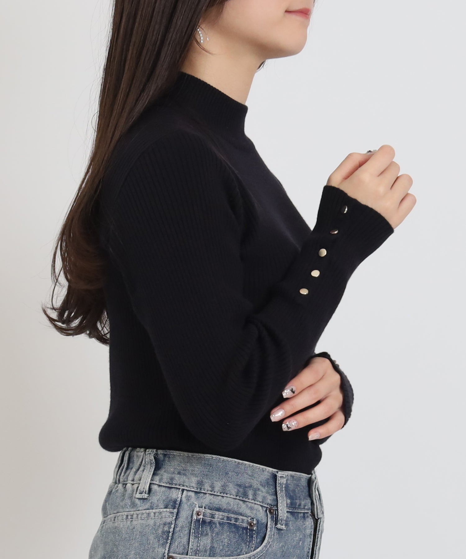 ブラック　model：160　着用サイズ：M